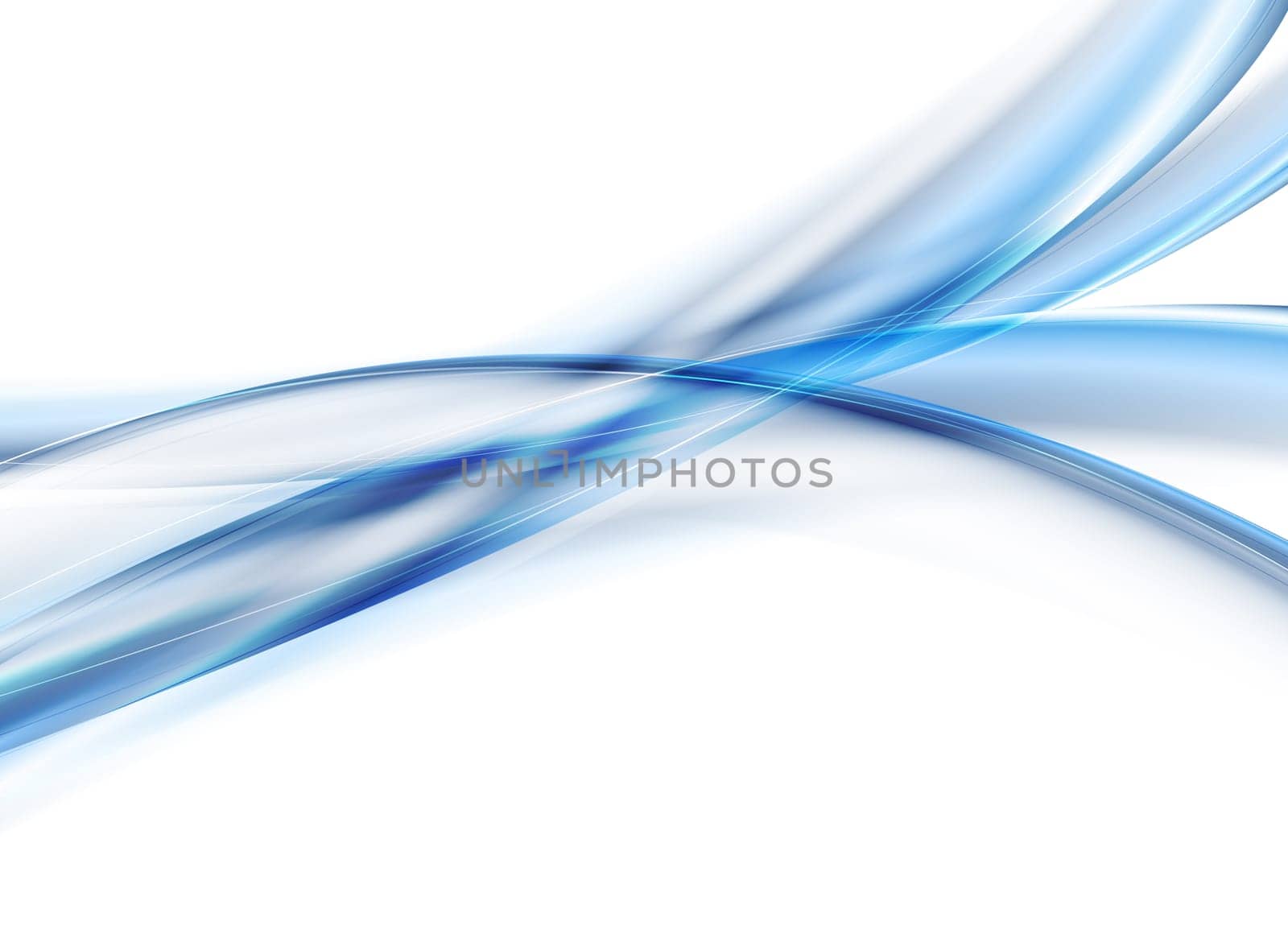 Abstract blue waves. Vector design eps 10