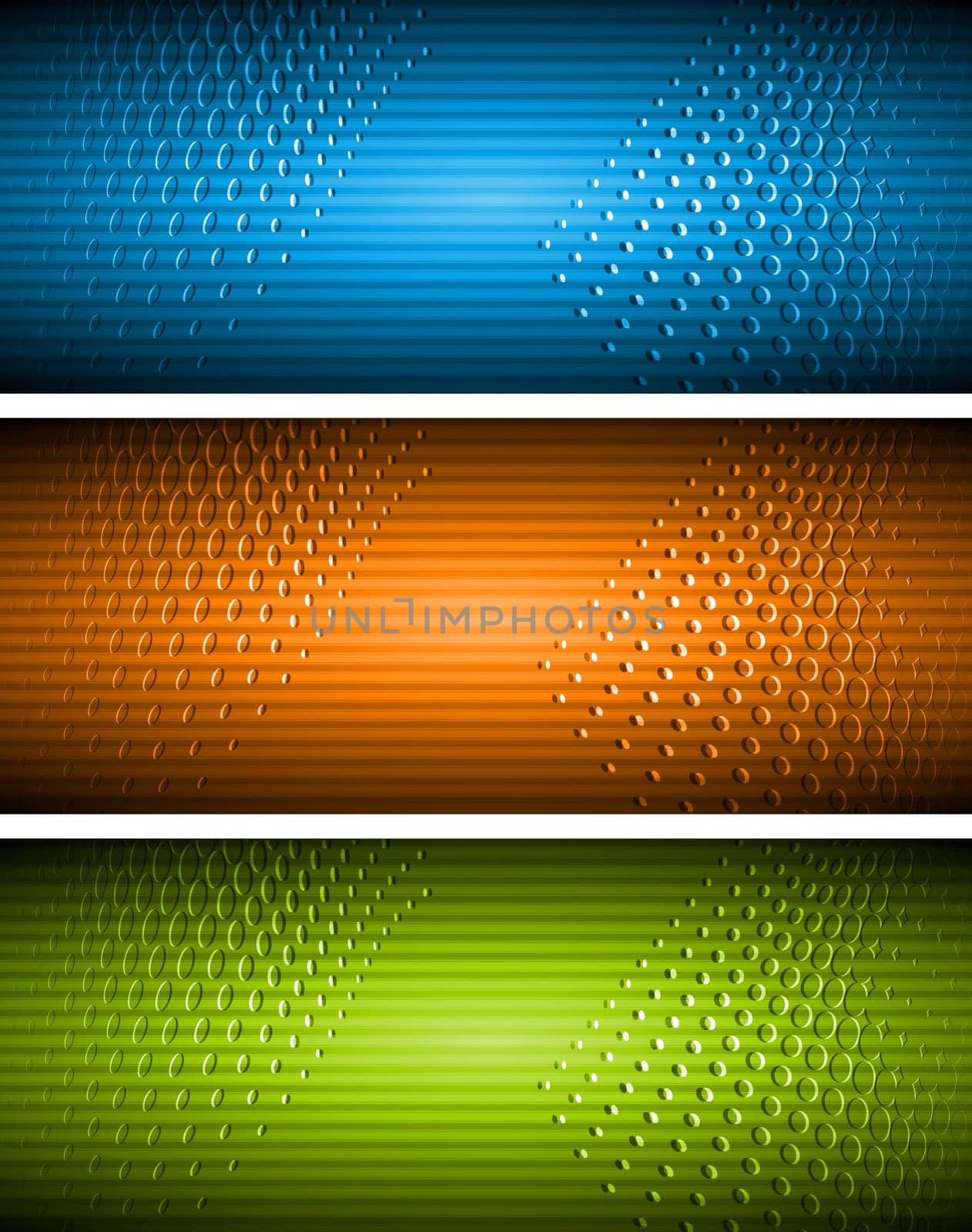 Abstract vibrant banners. Vector illustration eps 10