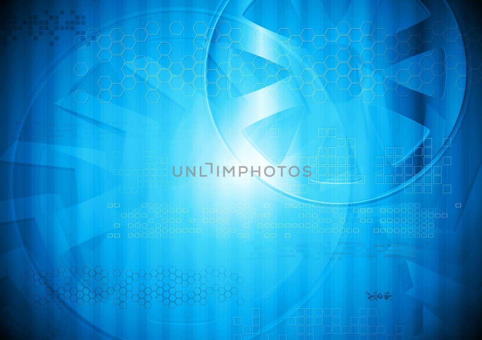 Blue technical background. Vector design eps 10