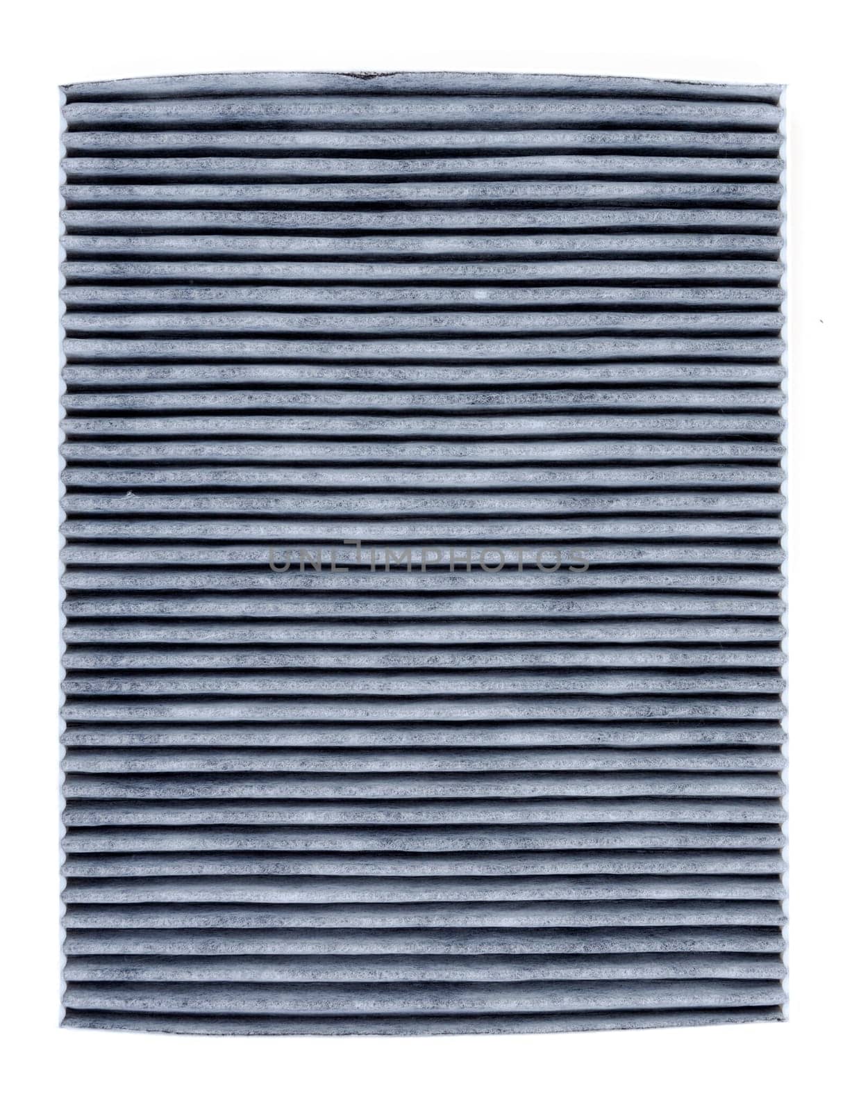 Carbon filter the car with the air conditioner. Isolate on white.