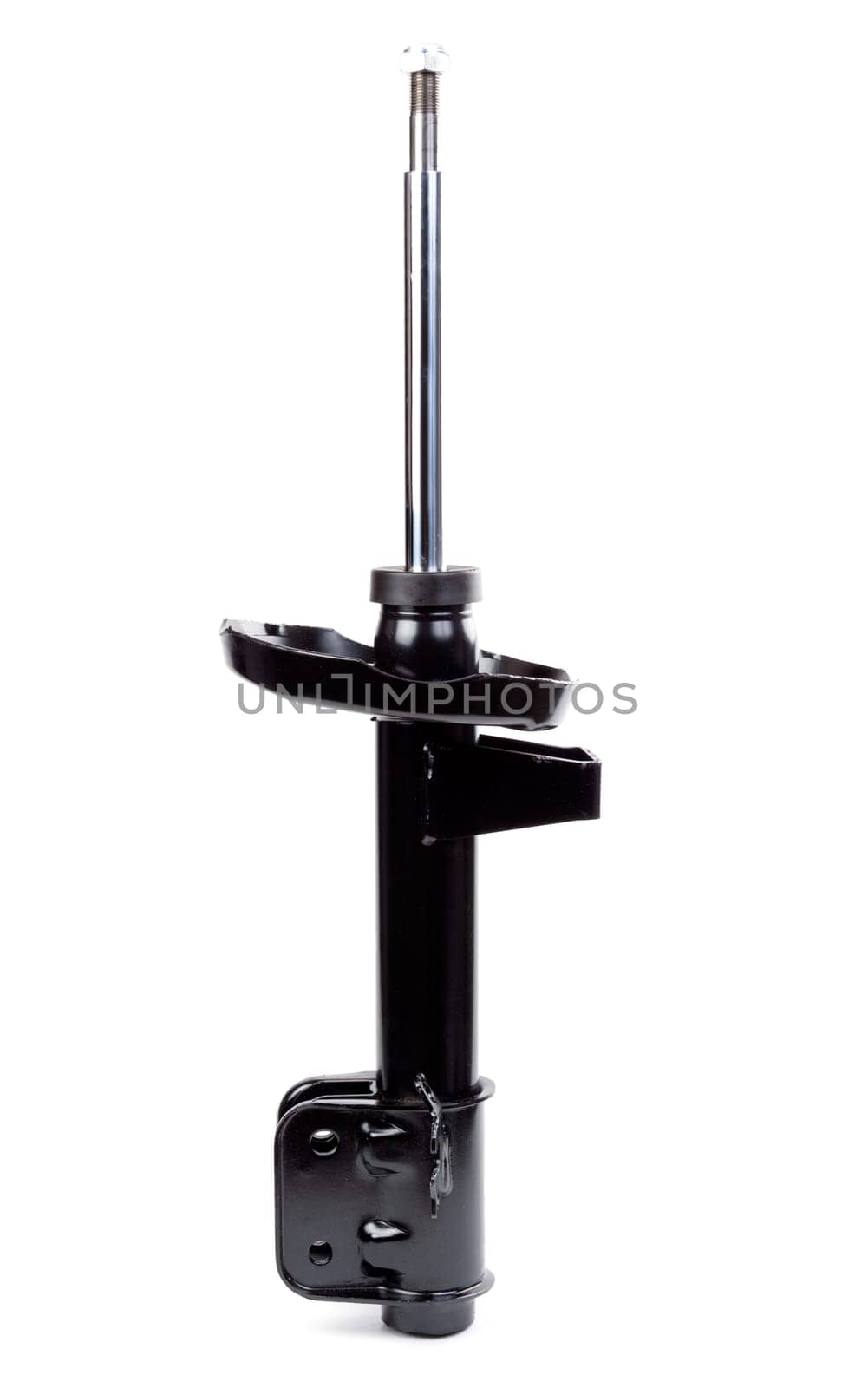 shock absorber. Isolated on white with clipping path
