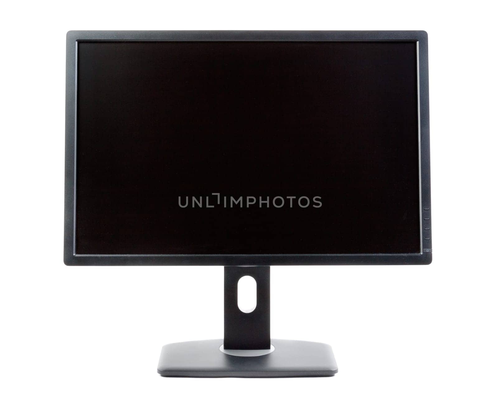 Computer monitor isolated on white background