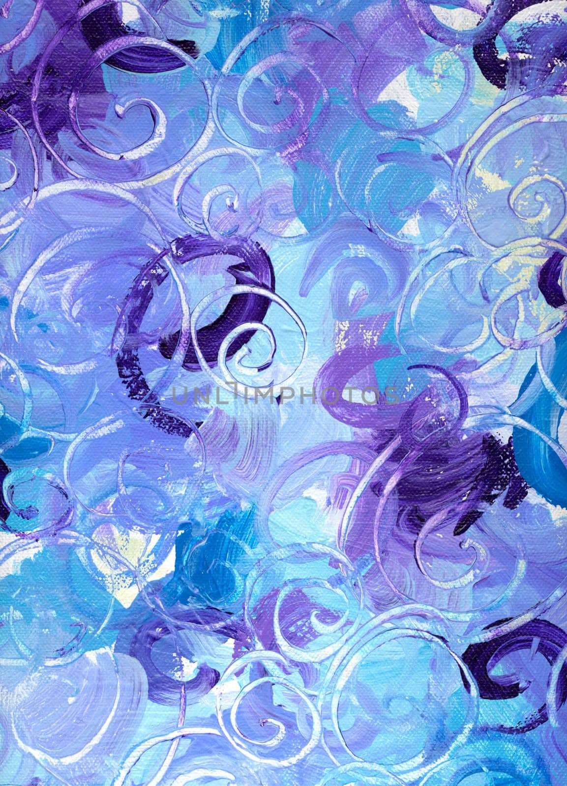 Mixed Media Background - Painting Texture Spiral