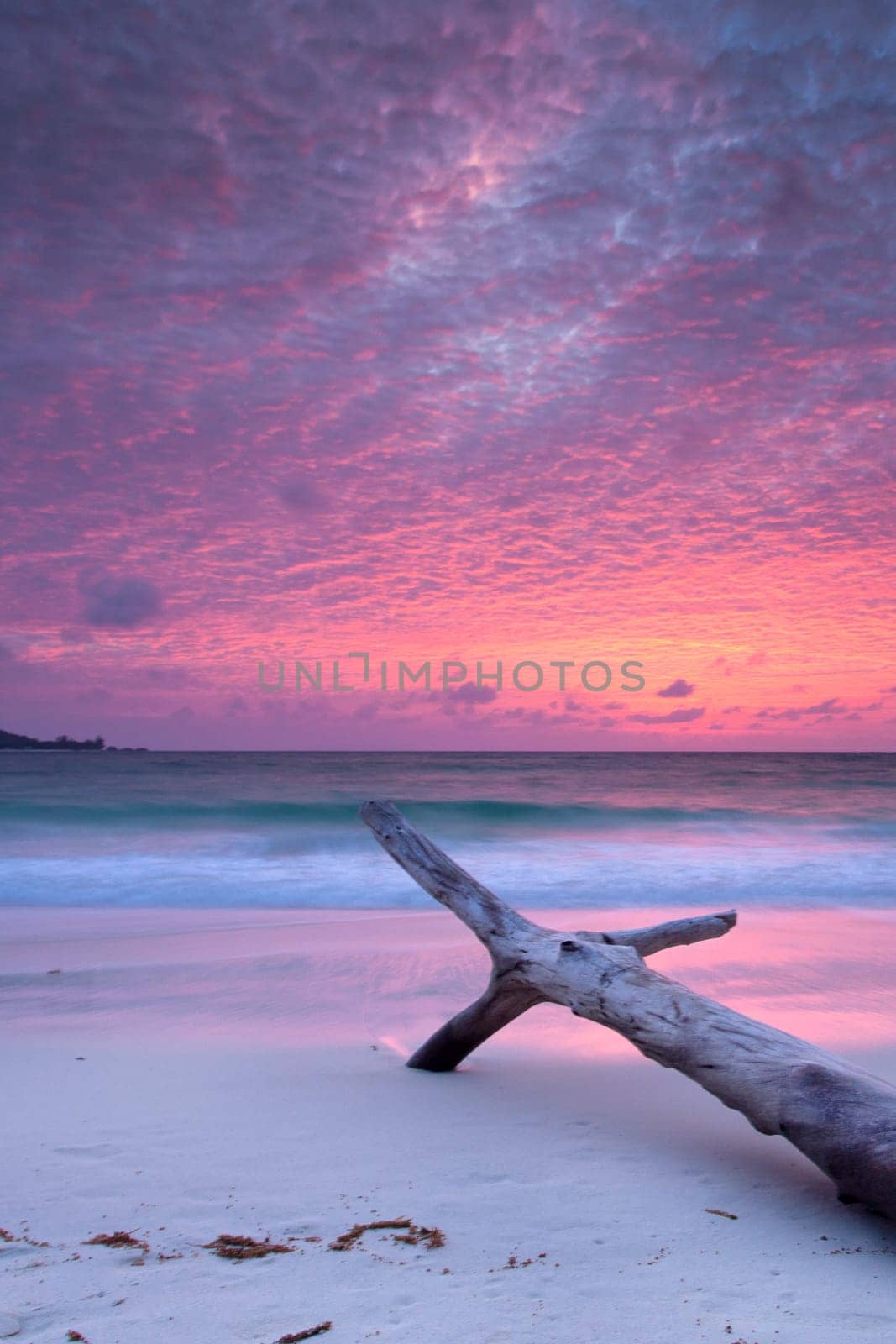 Sunset on the beach