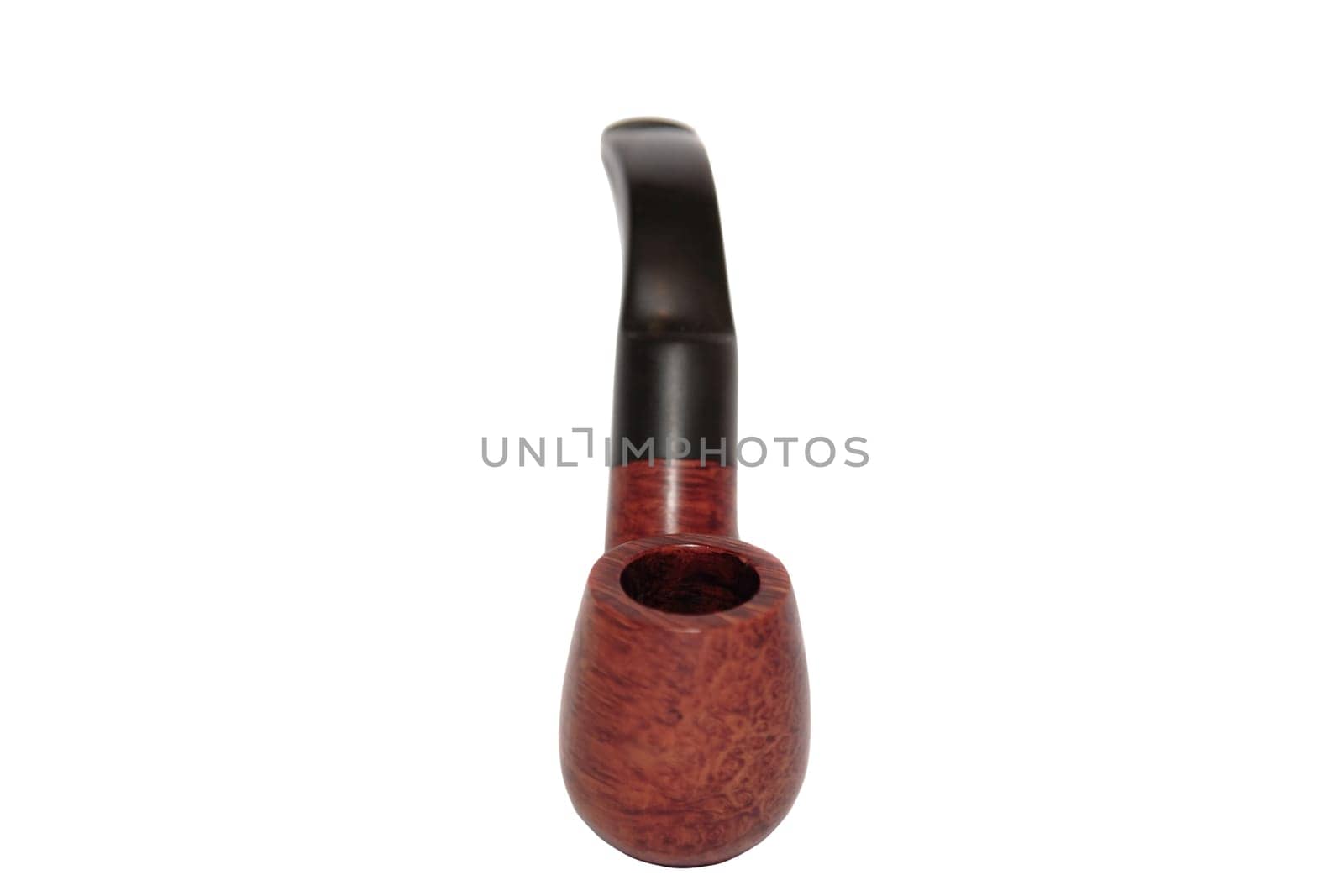 smokers pipe isolated on white background with clipping path