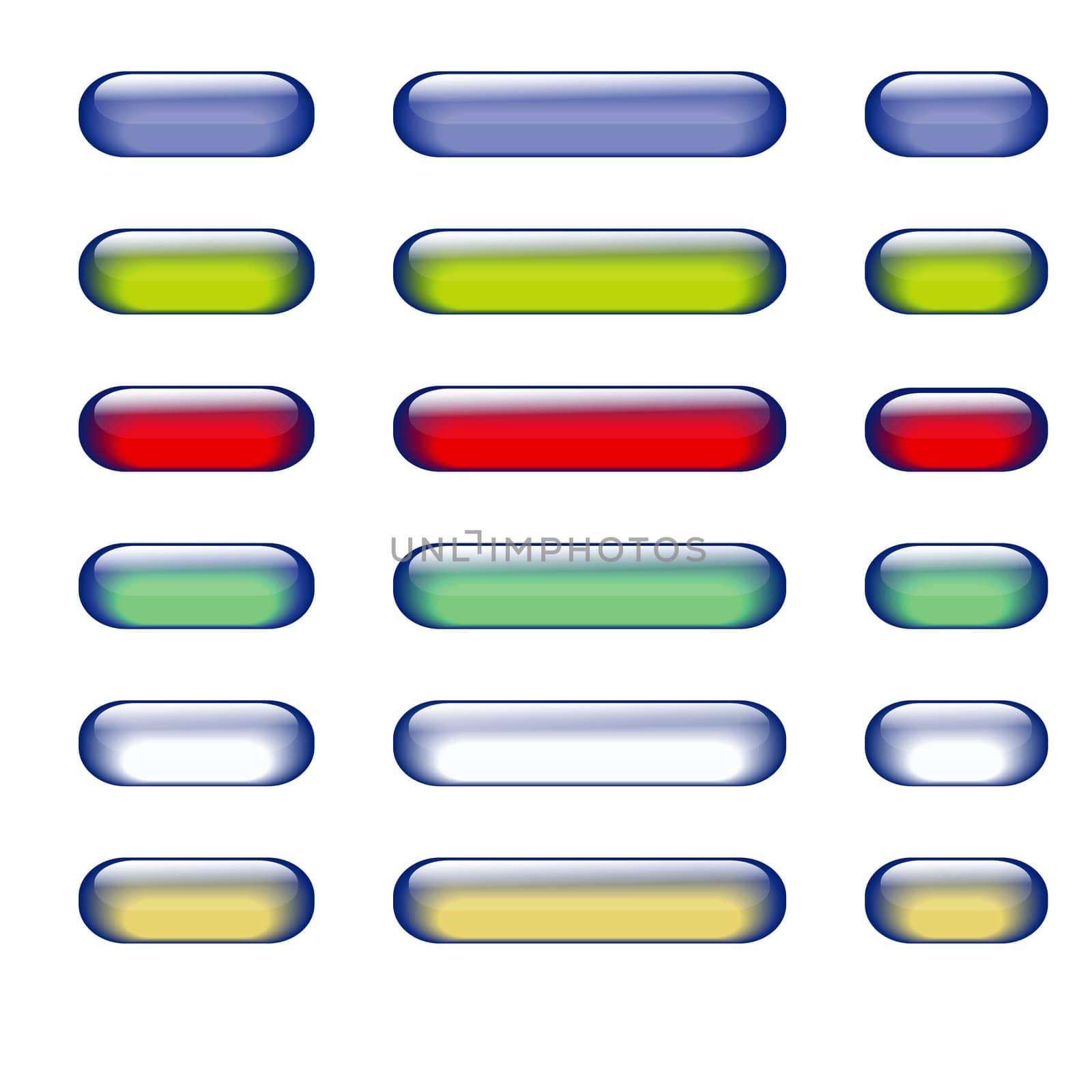 design of glass buttons for your design