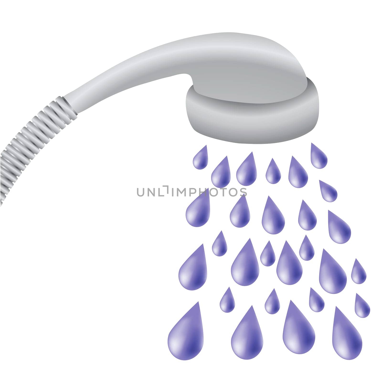 colorful illustration with  shower  for your design