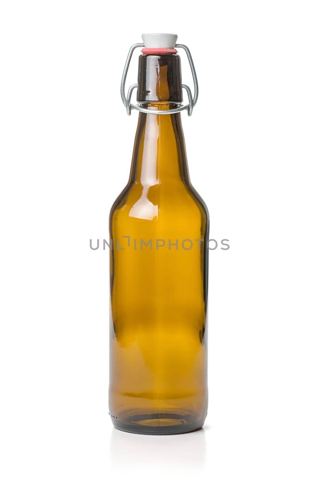 brown swing-top bottle