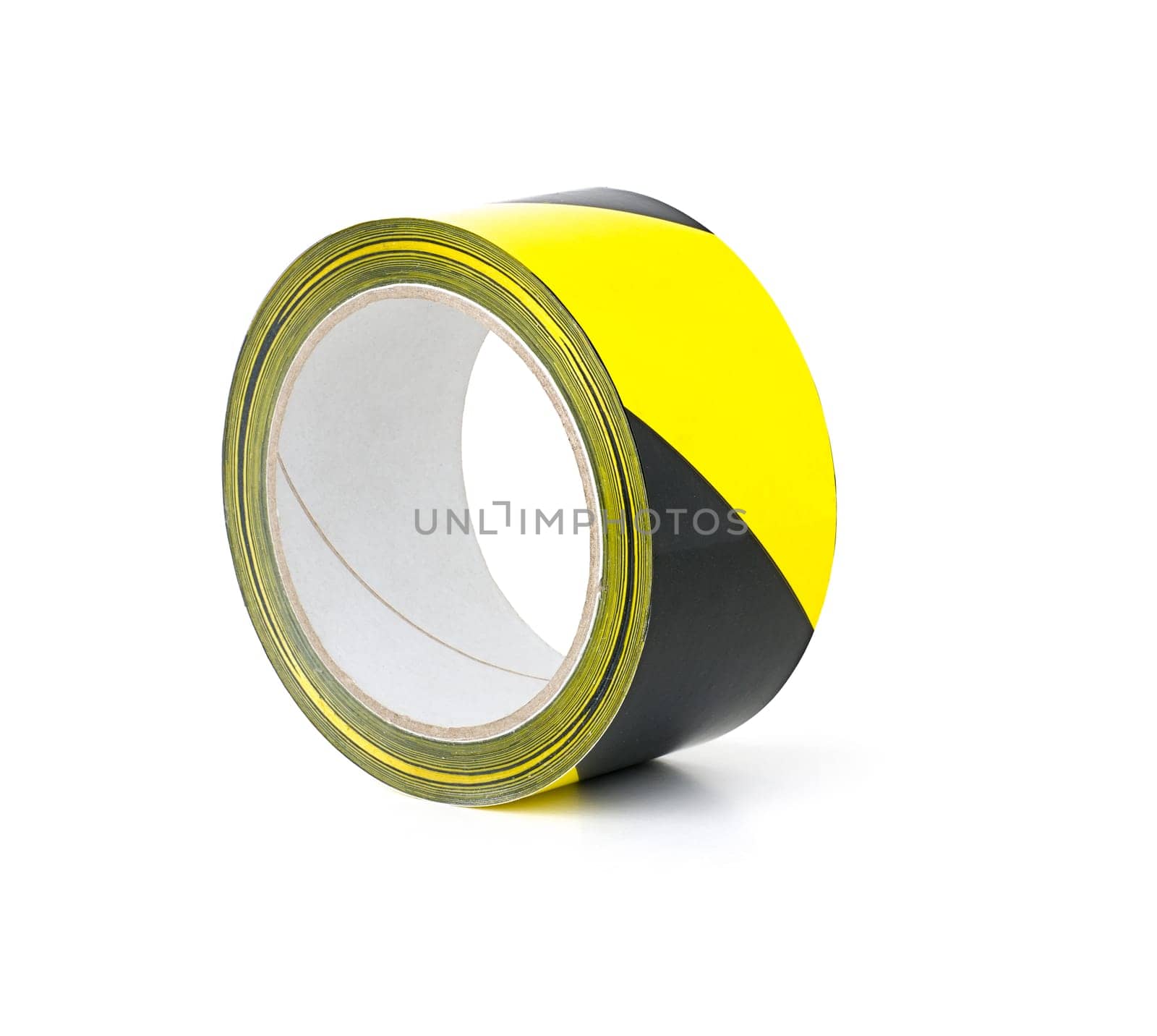 yellow black striped warning tape