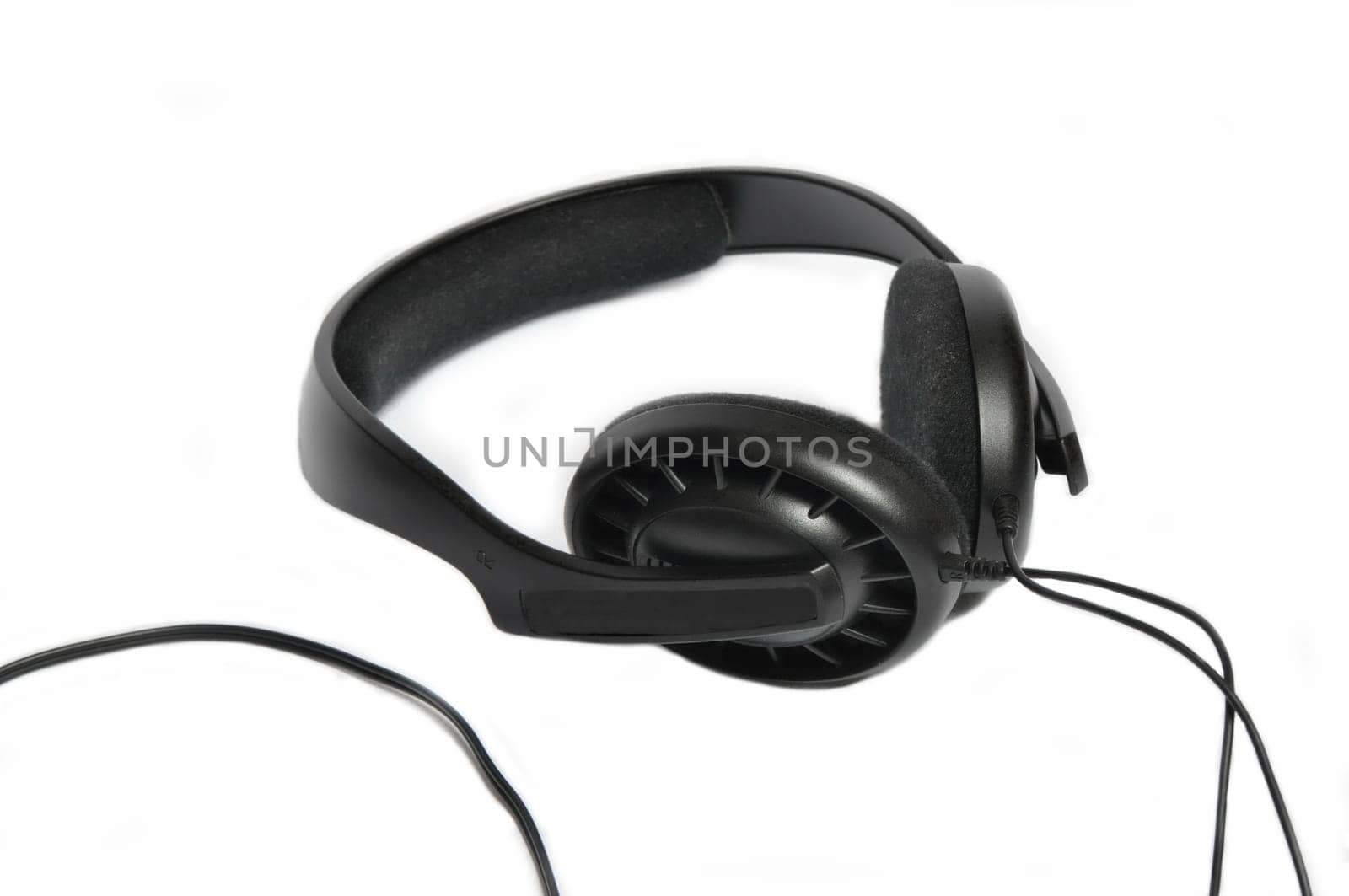 Headphones isolated on white