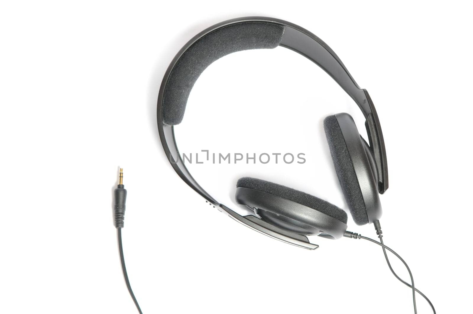 Headphones isolated on white