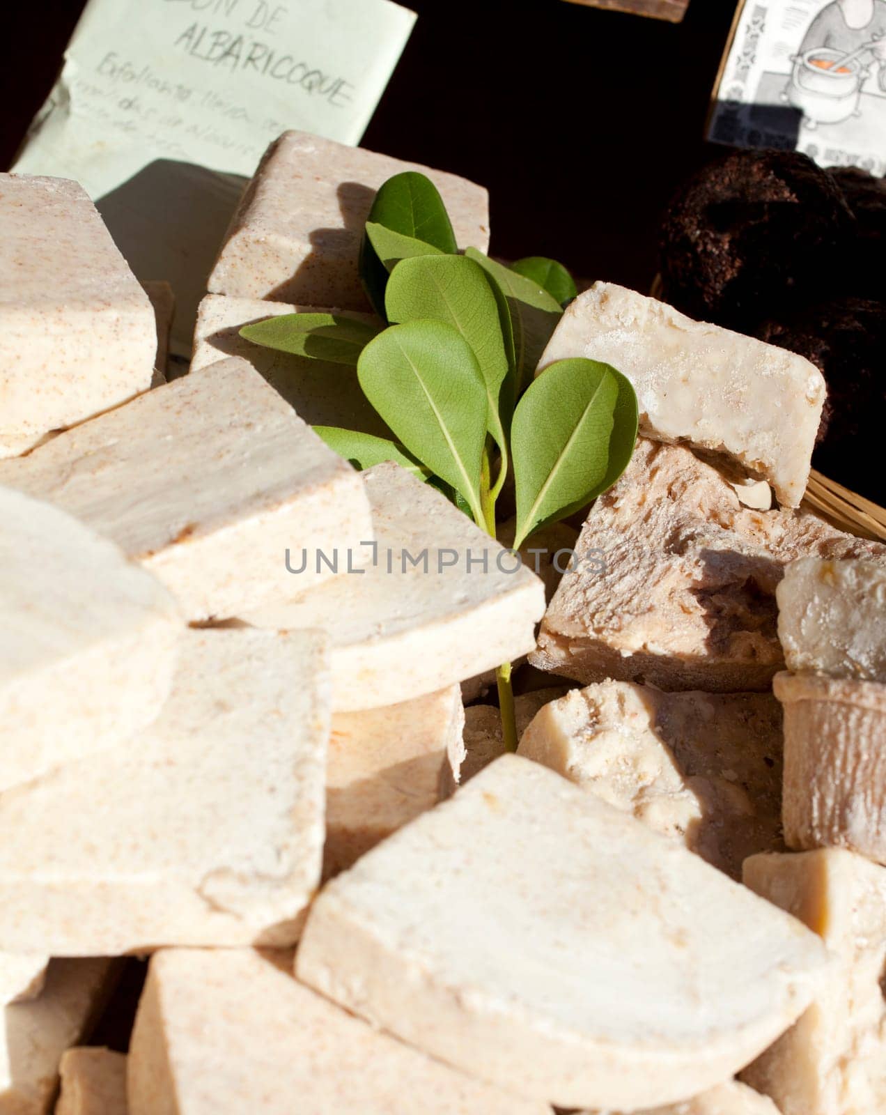 Close up of Handmade soaps