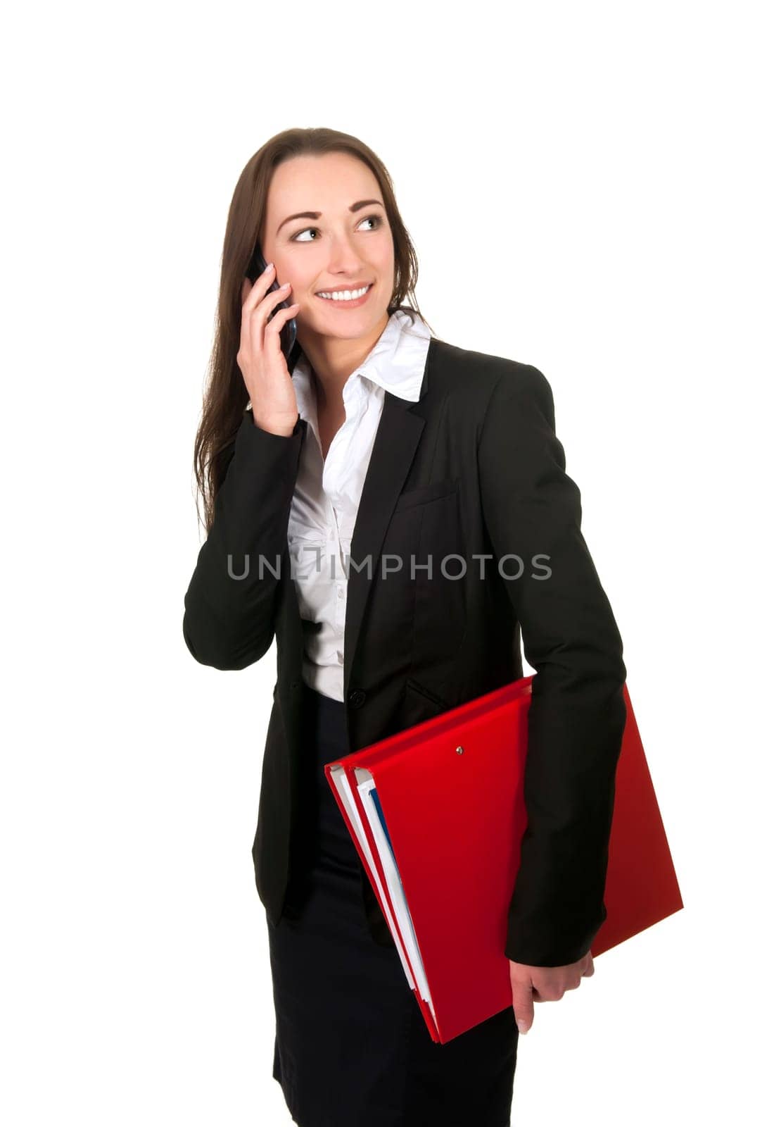 Businesswoman talking on the phone