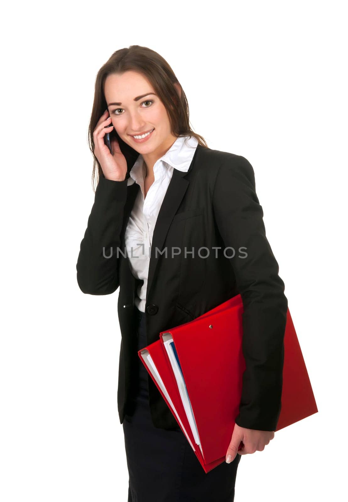 Businesswoman talking on the phone
