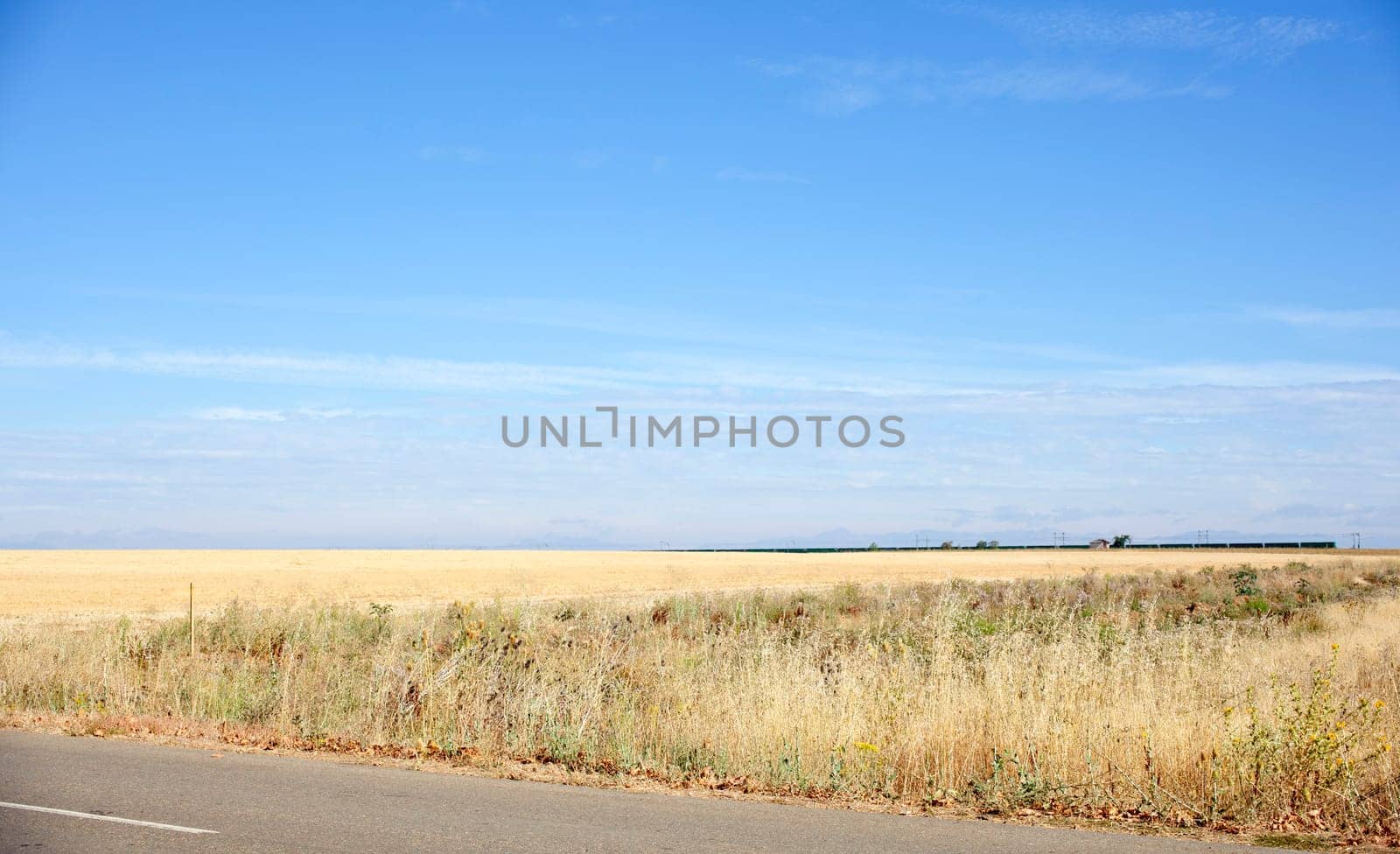 Road in the countryside, Spain