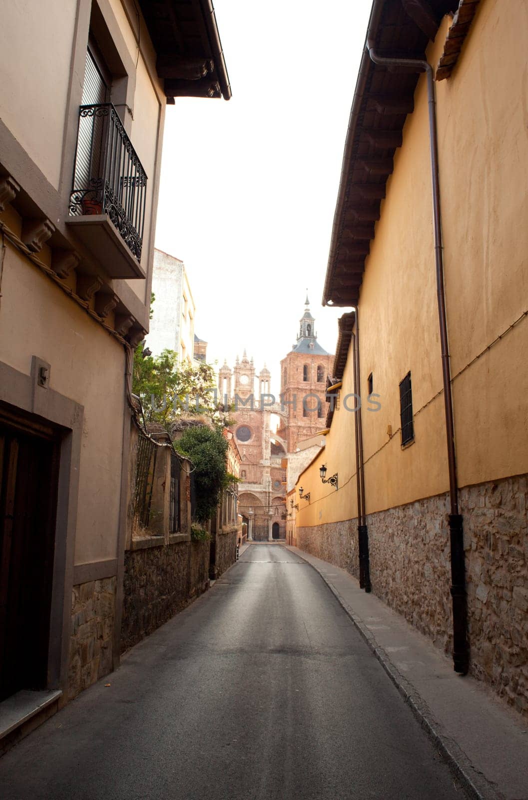 Street in the city of Astorga