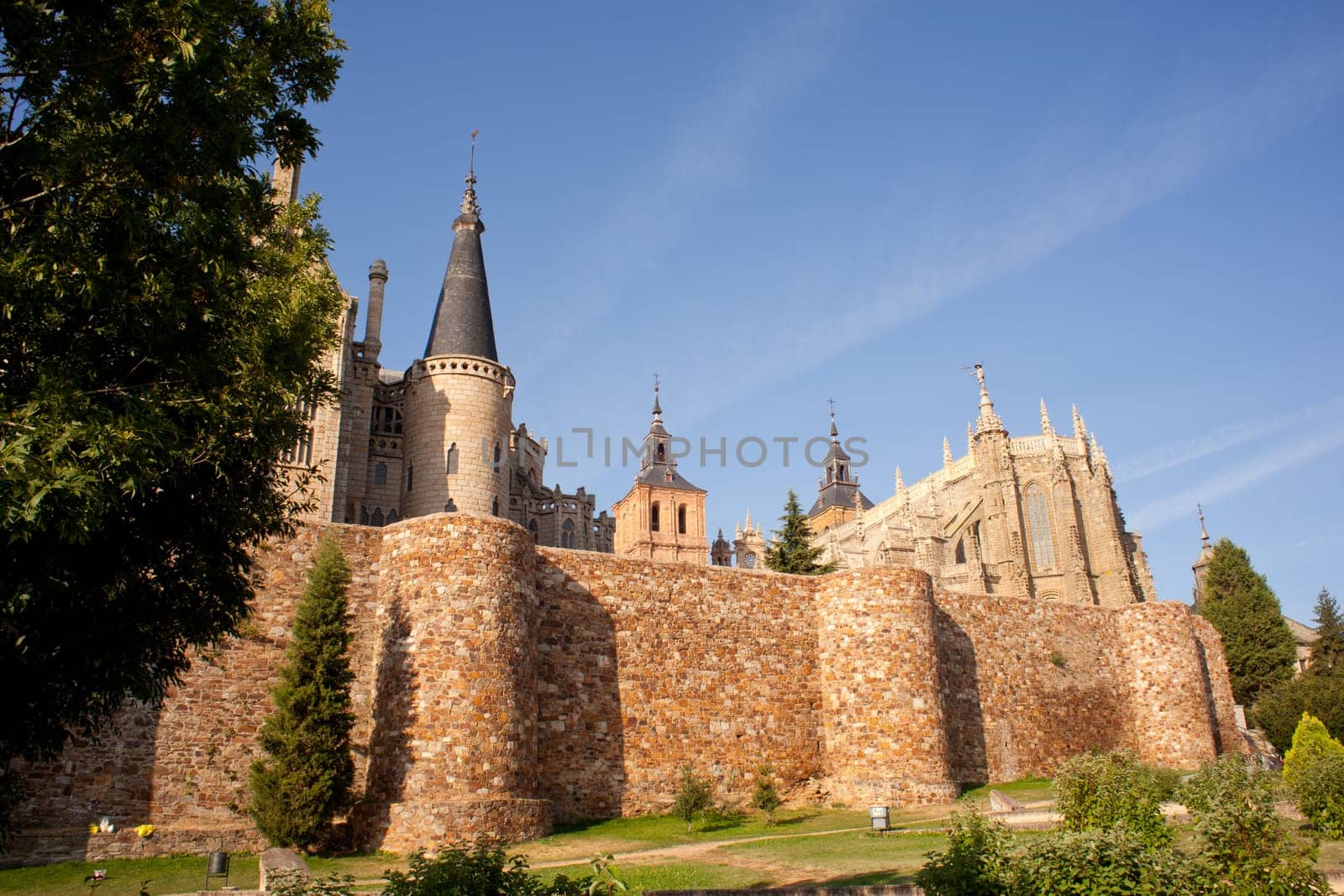 These Roman walls and Episcopal Palace of Astorga