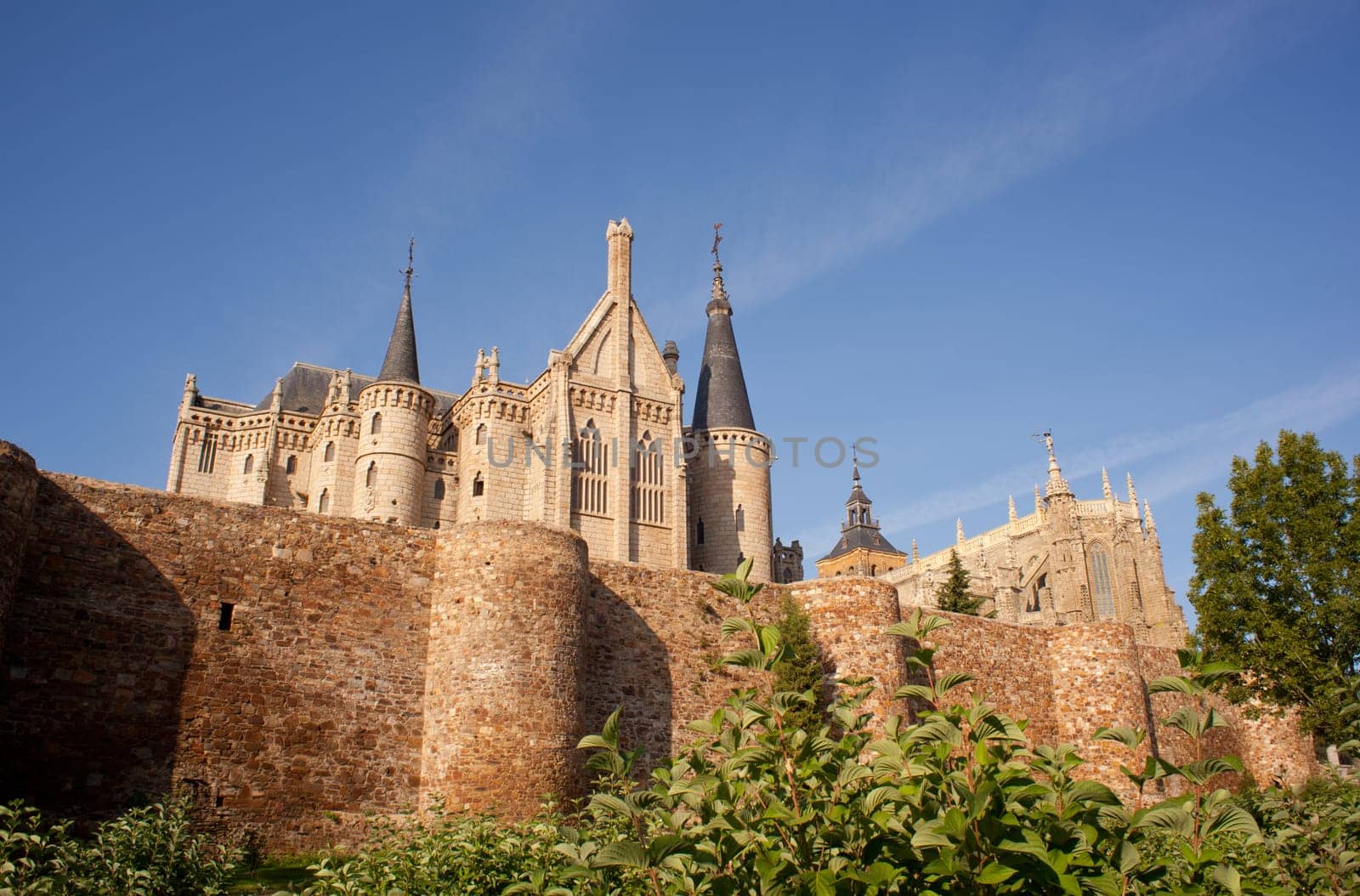 These Roman walls and Episcopal Palace of Astorga