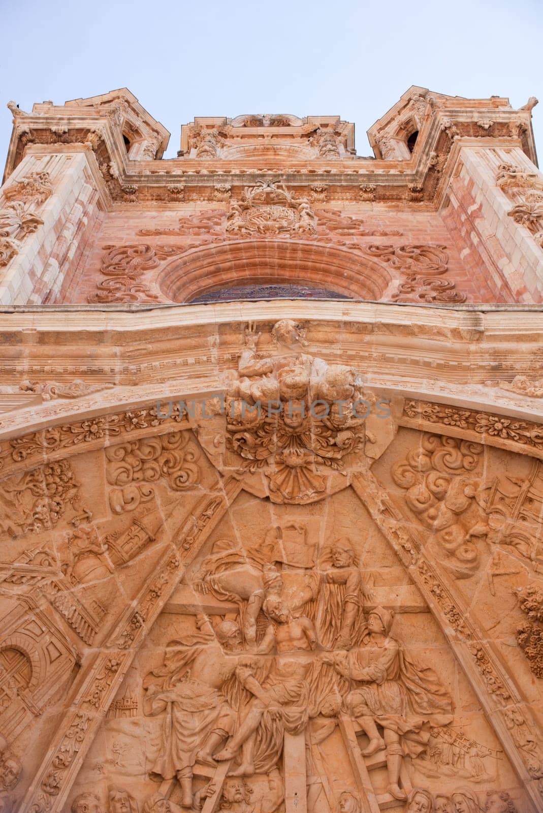 Decorated portal of the Astorga cathedral