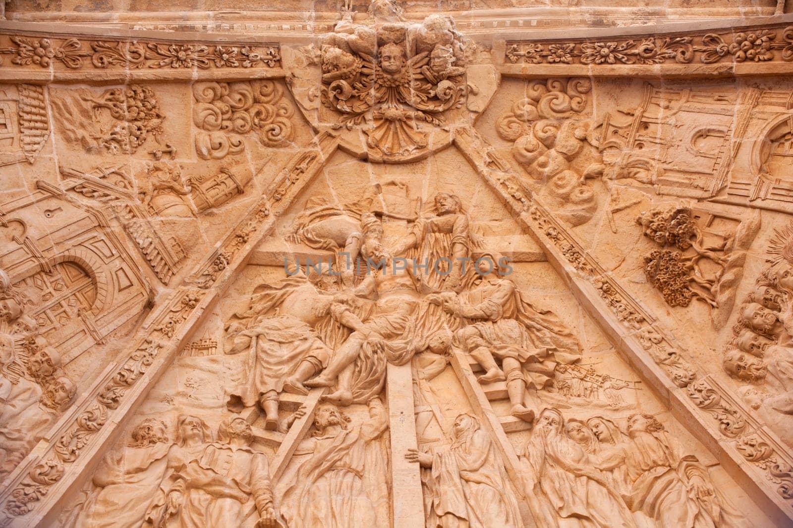 Decorated portal of the Astorga cathedral