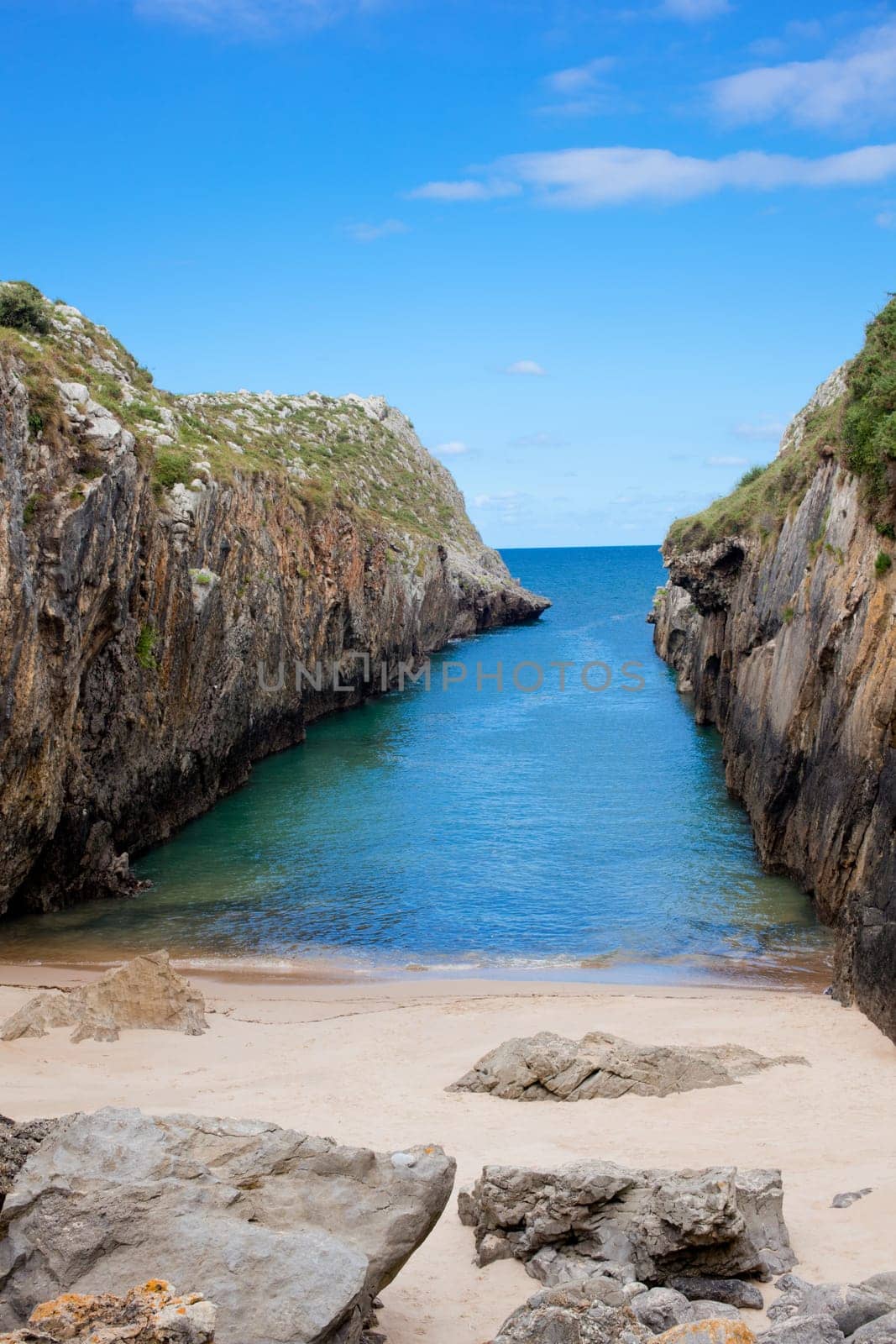 Beach of Nueva de Llanes, Asturias, Spain