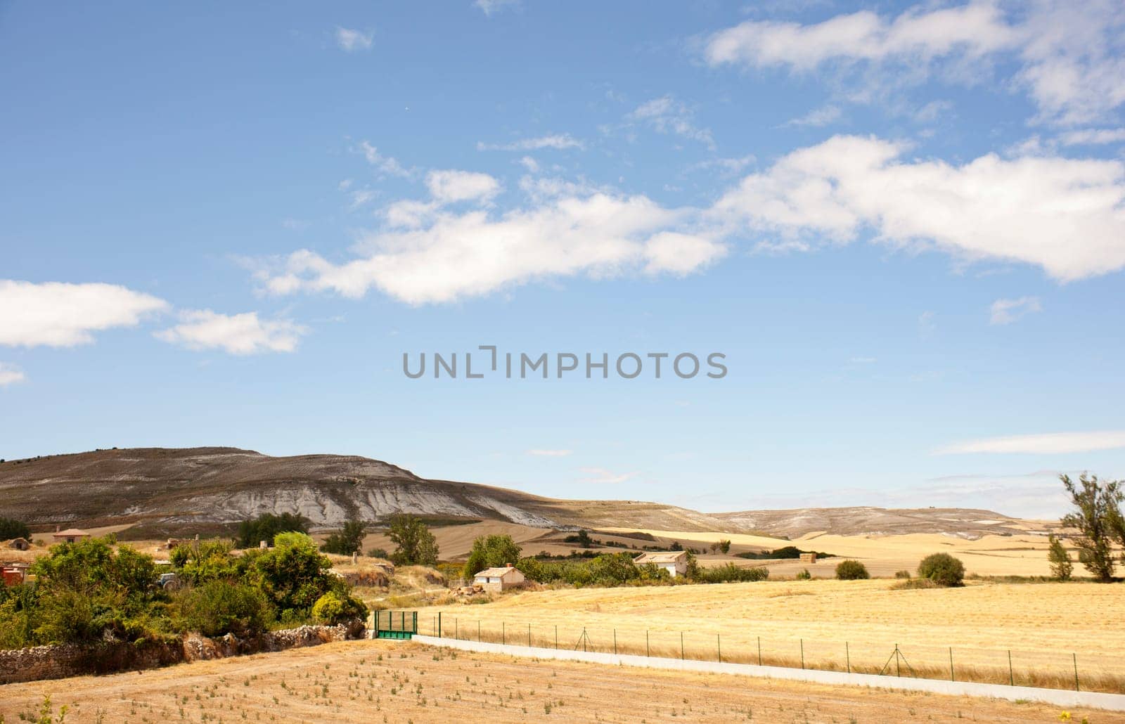 Rural scene in the countryside - Way of St. James