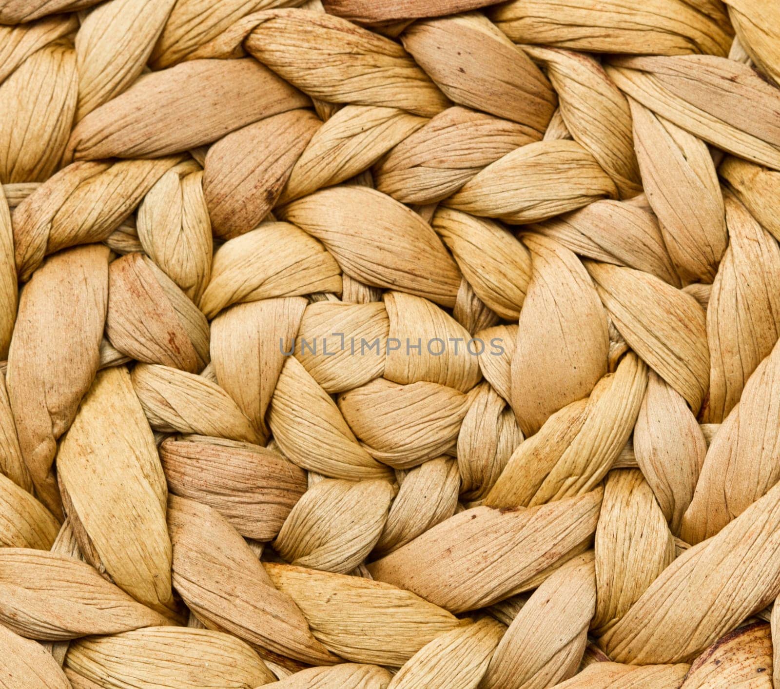 straw texture close up