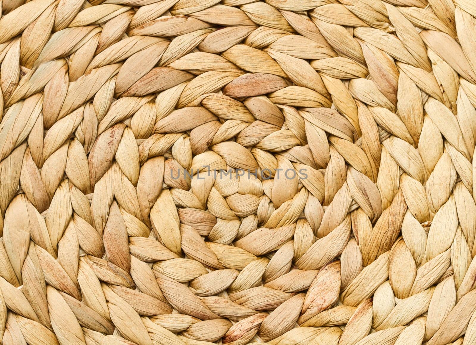 straw texture close up