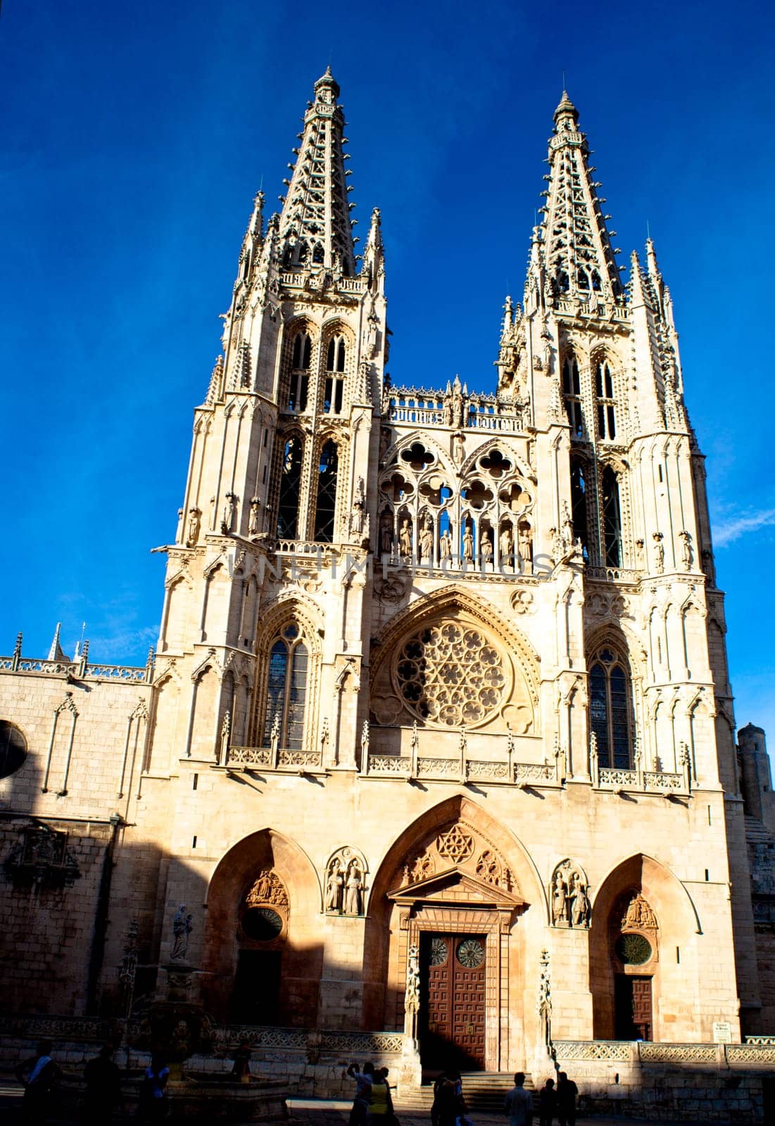 View of the Burgos cathedral - Spain