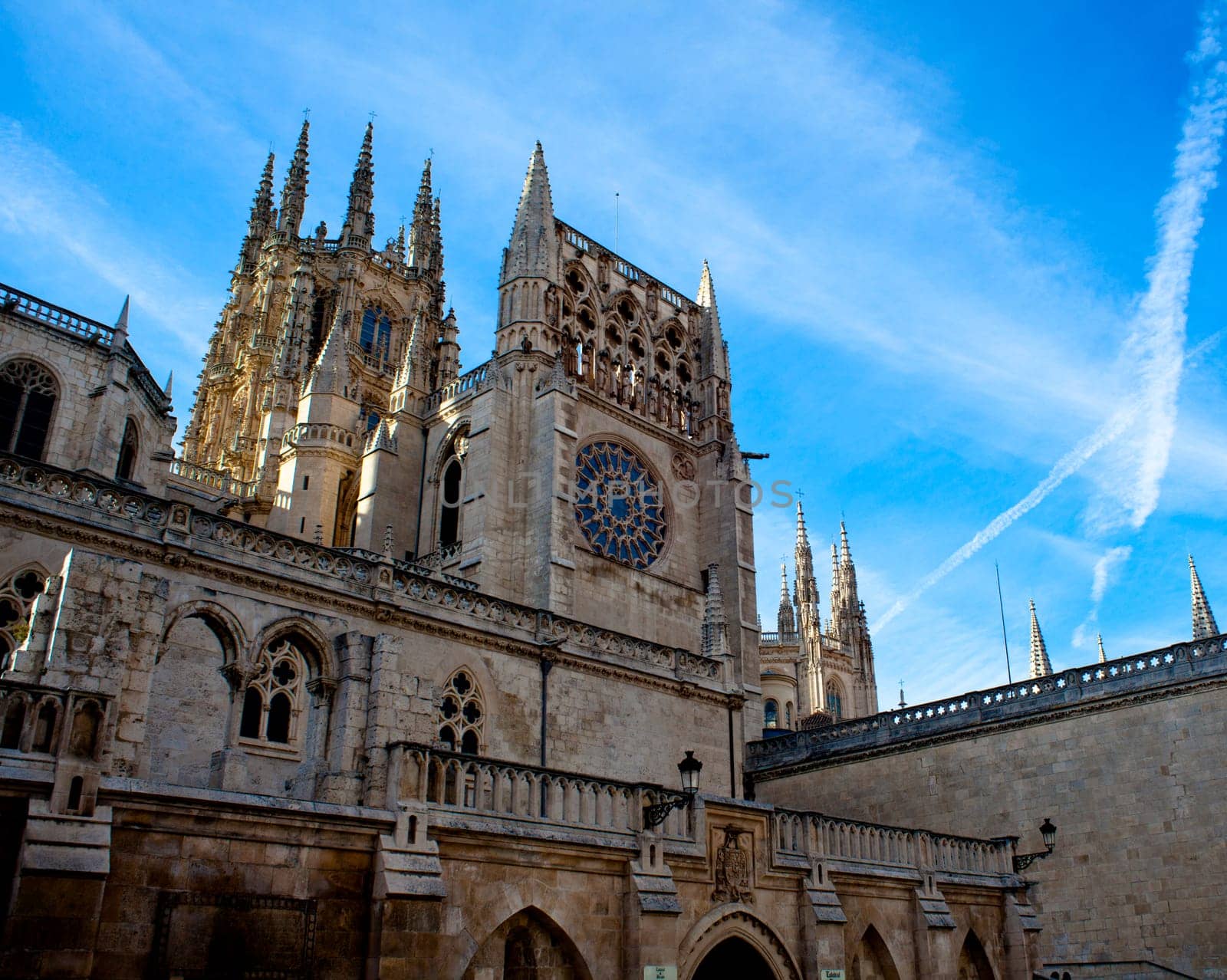 View of the Burgos cathedral - Spain