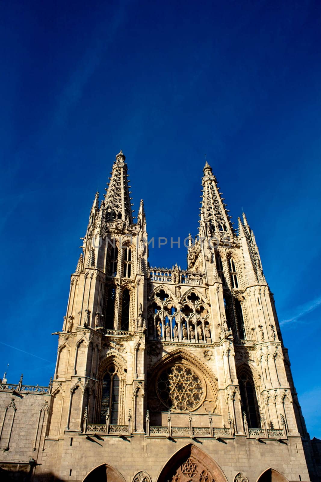 View of the Burgos cathedral - Spain