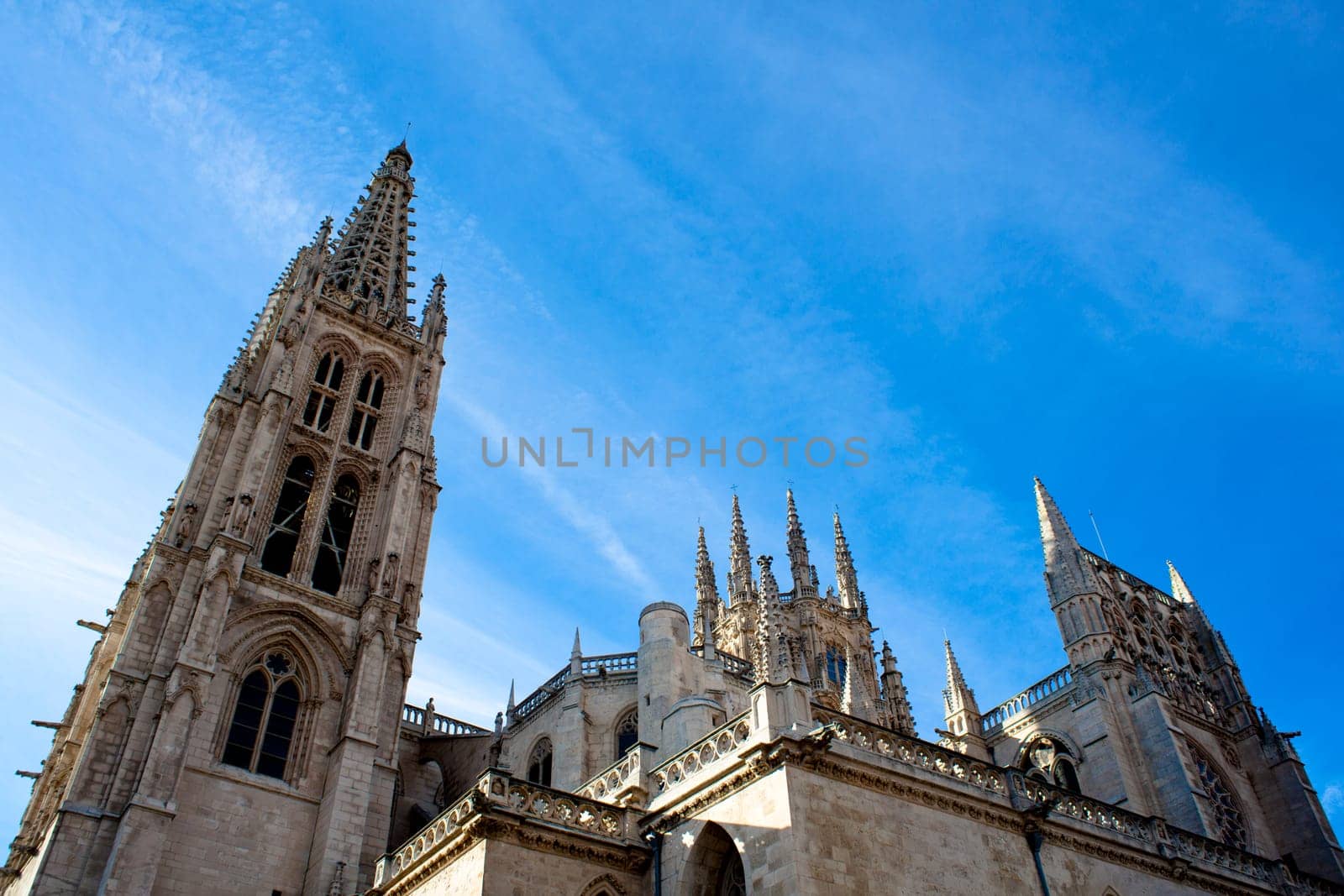 View of the Burgos cathedral - Spain