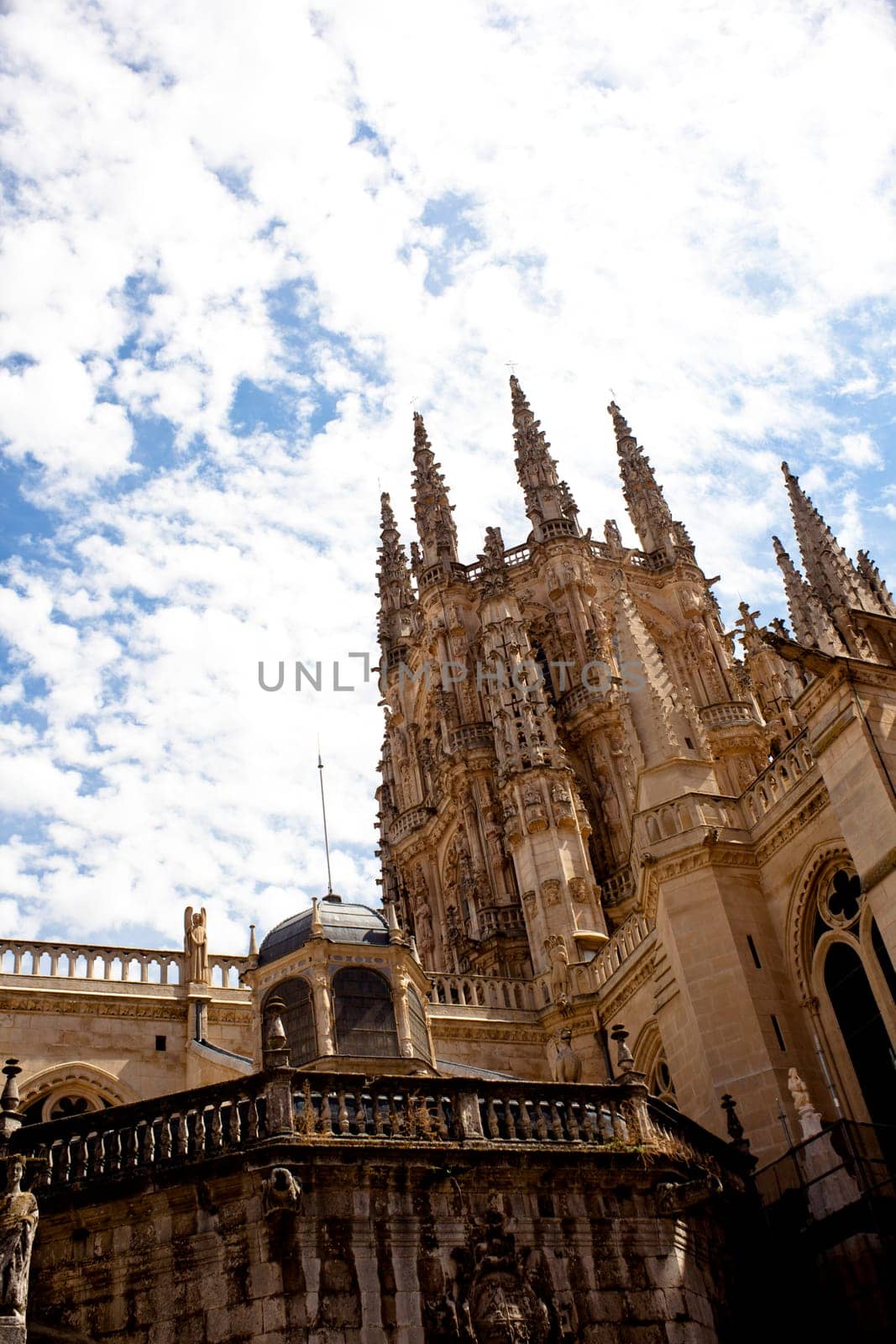 View of the Burgos cathedral - Spain