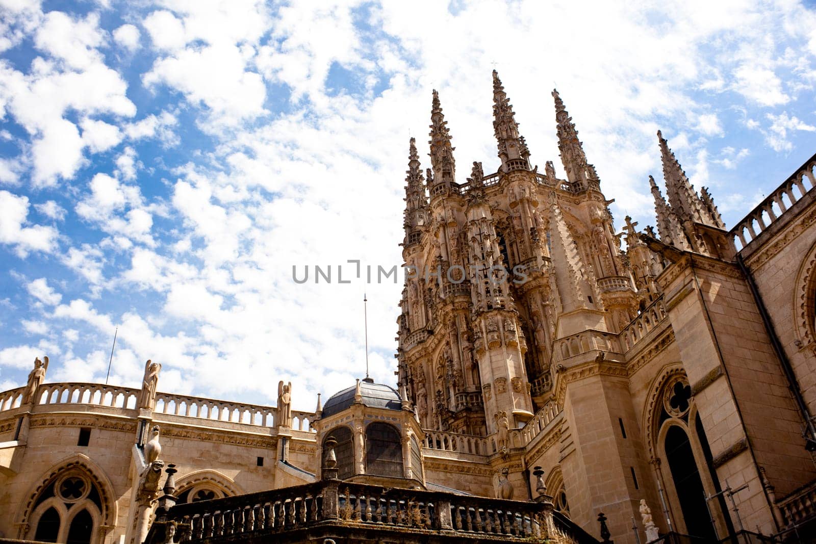 View of the Burgos cathedral - Spain