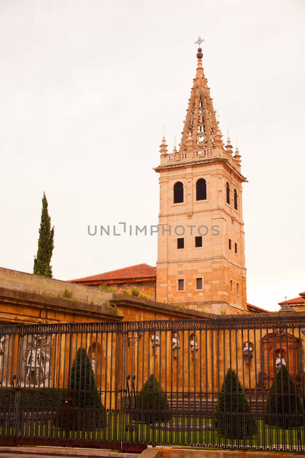Bell tower of a church, Asturias - Spain
