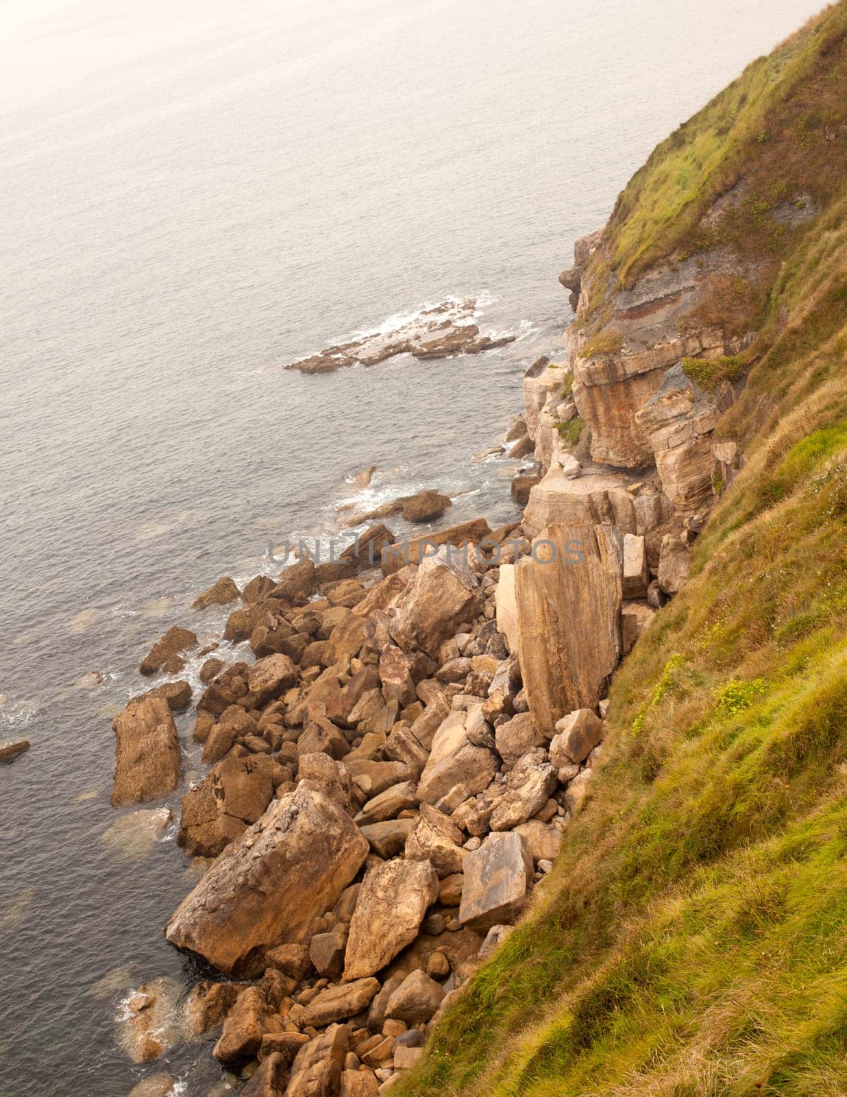Coast of Gijon in Asturias - Spain