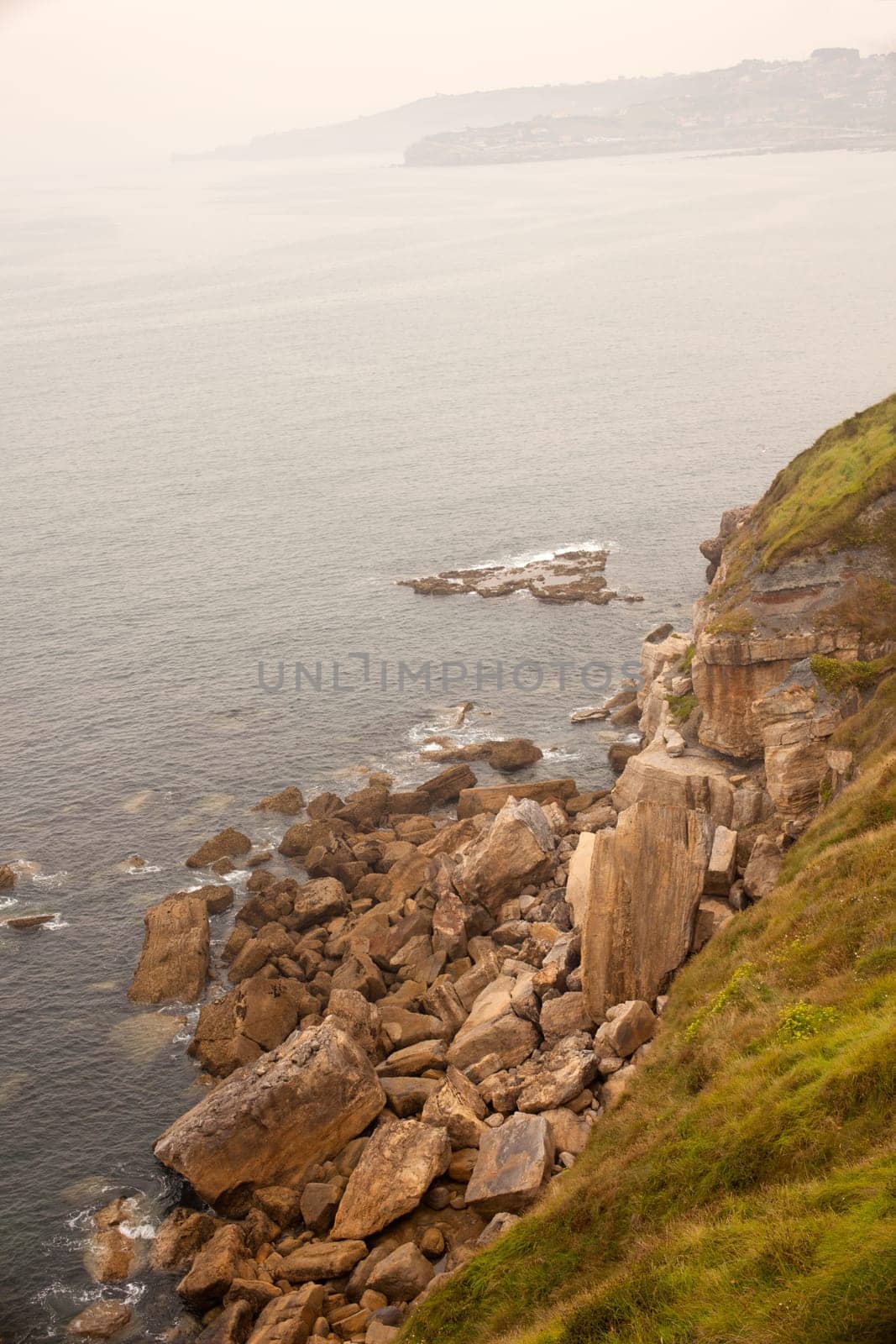 Coast of Gijon in Asturias - Spain