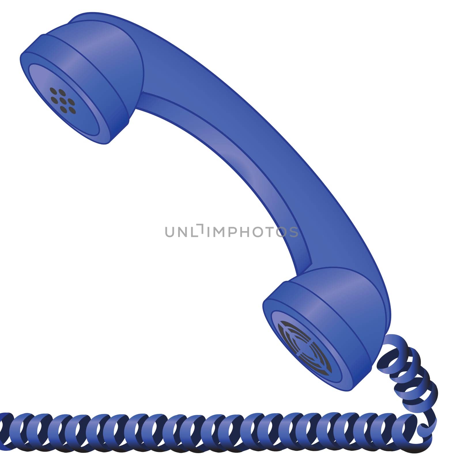 colorful illustration with old telephone  for your design