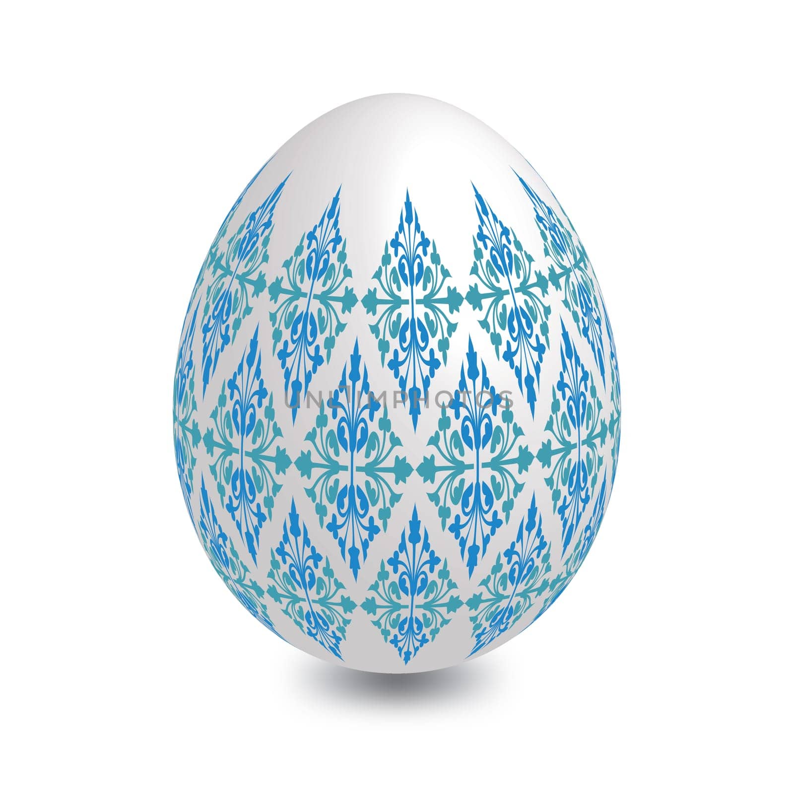 To celebrate the special Easter egg decorated with spring