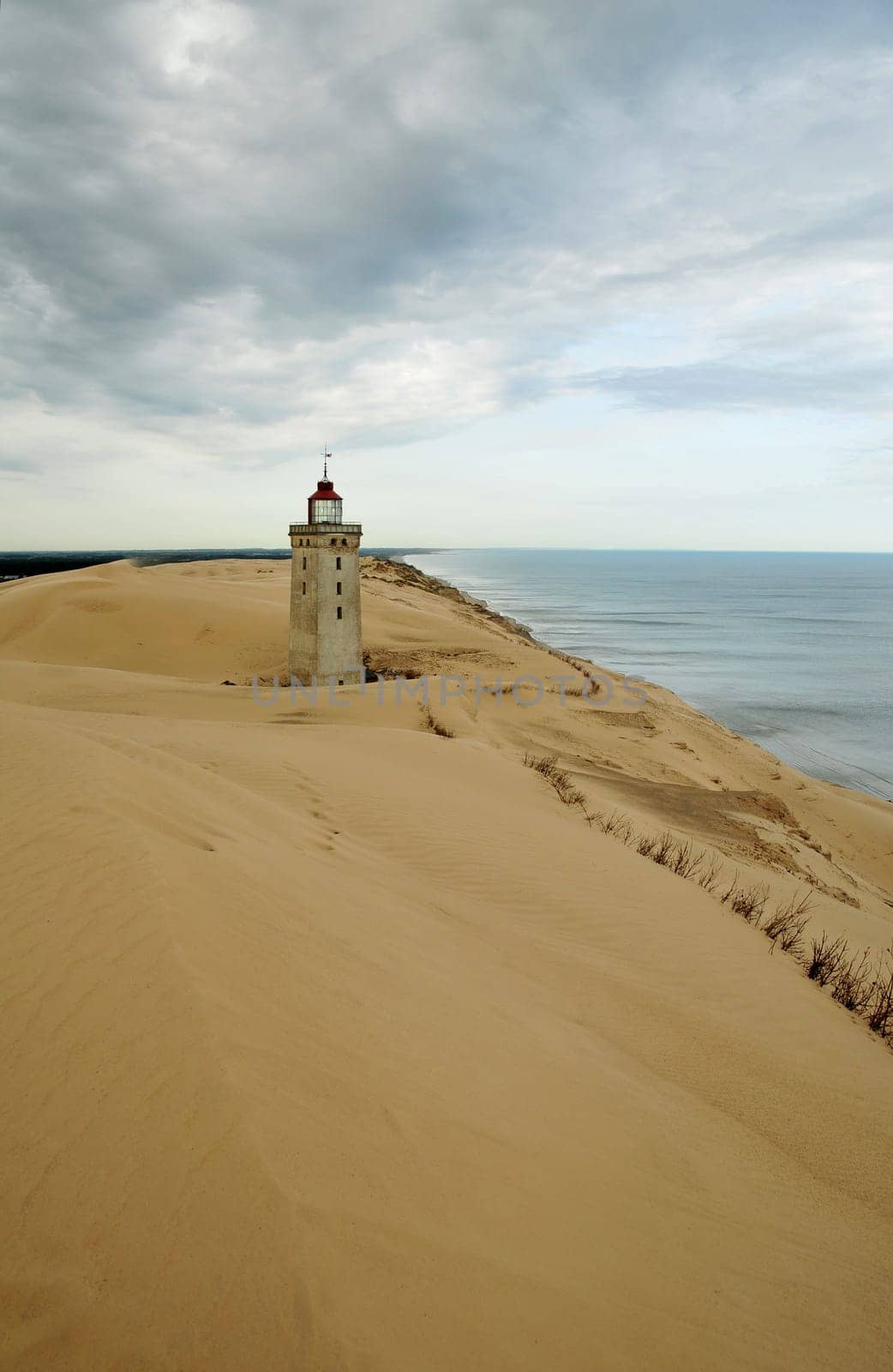 Lighthouse in shifting dune