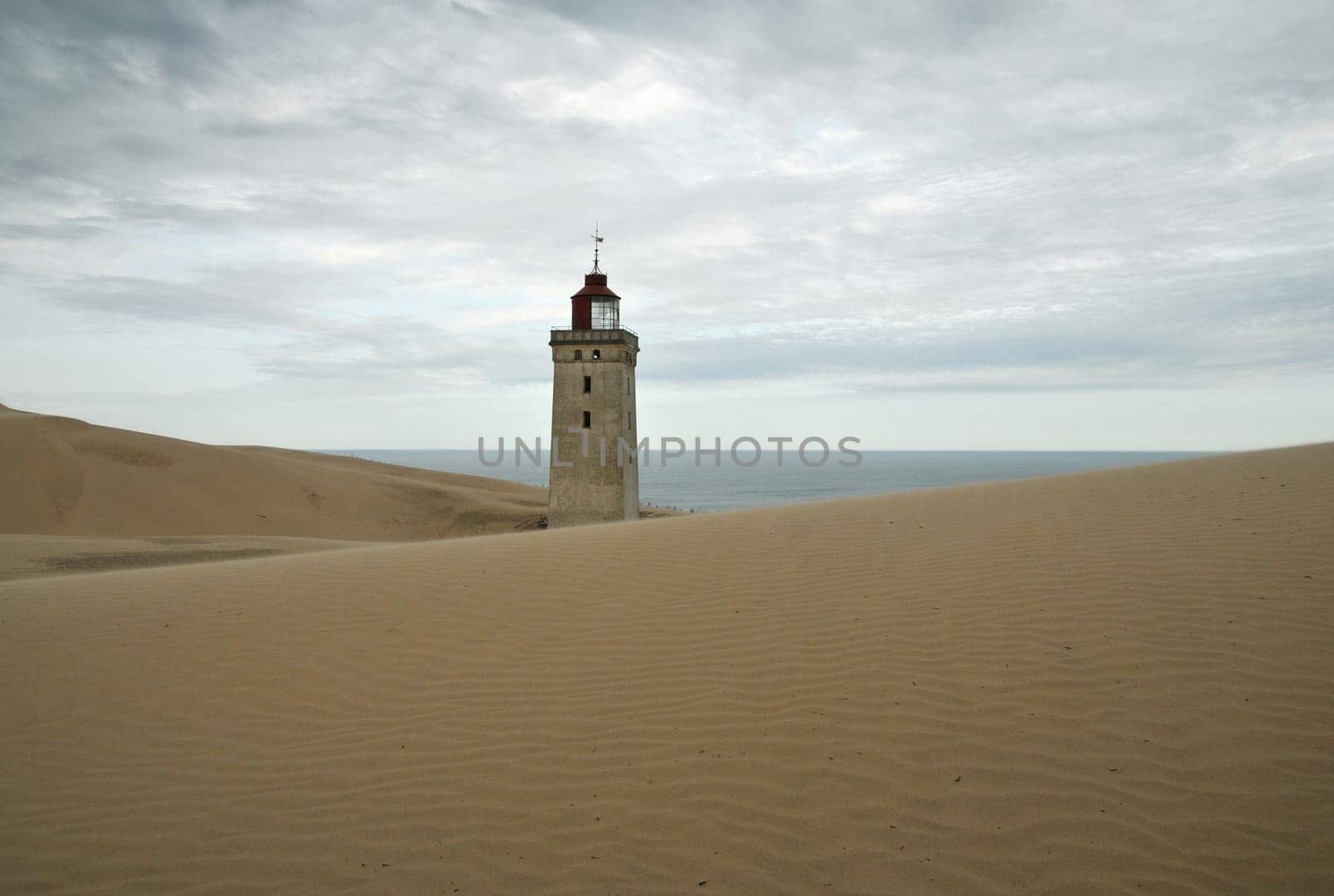 Lighthouse in shifting dune