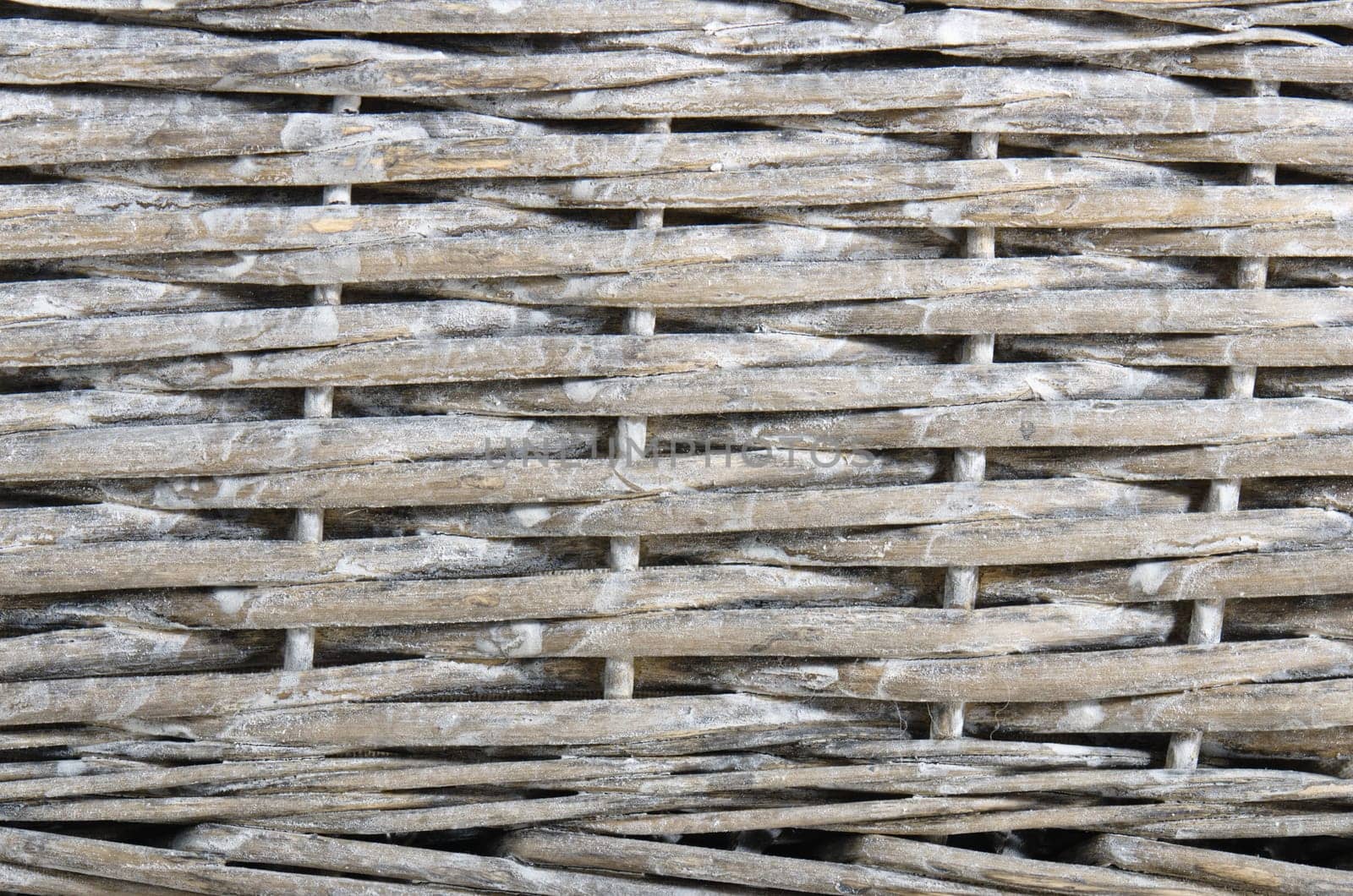 background of woven twigs, close-up
