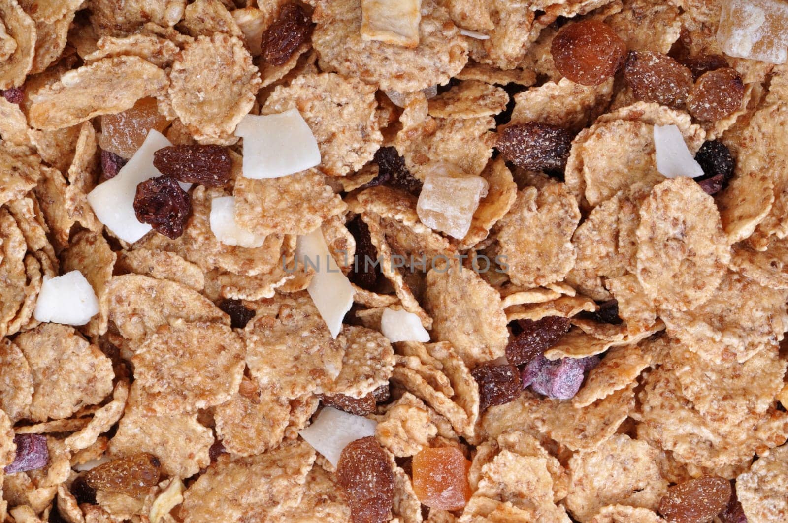 Muesli background or texture