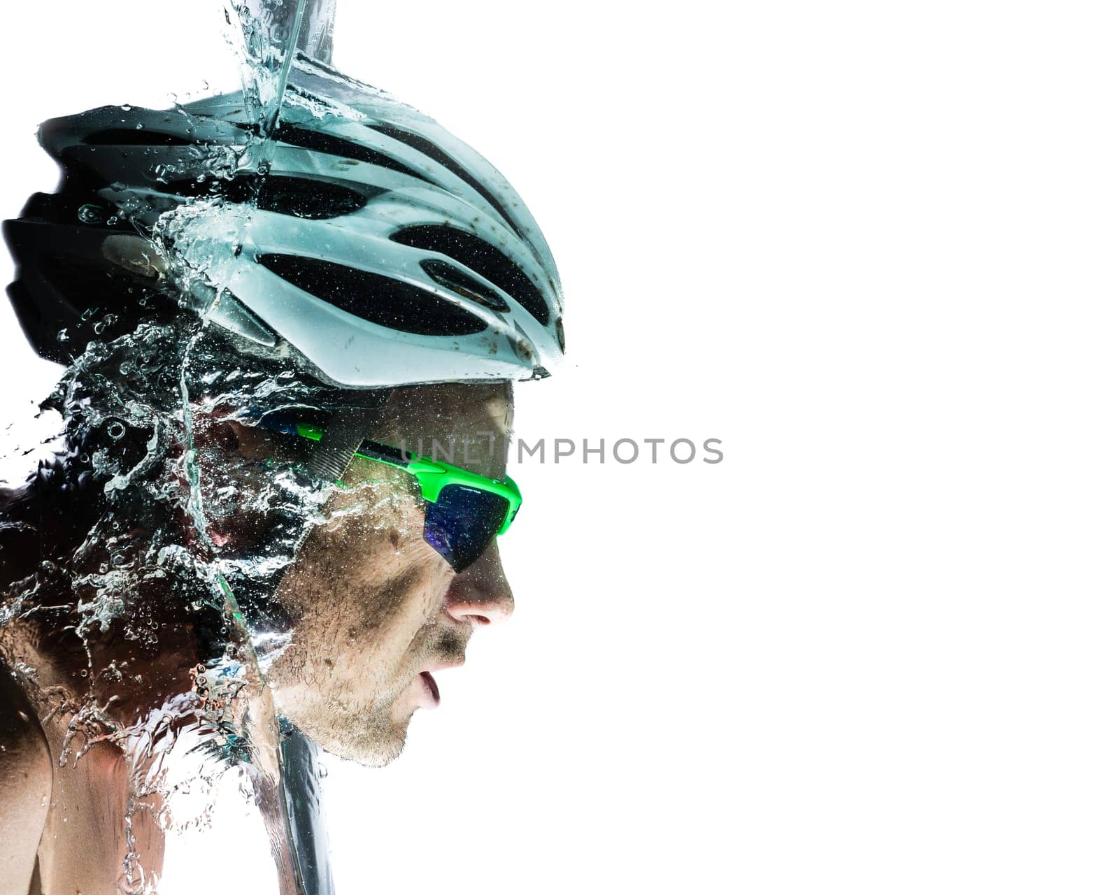 Portrair with Splash