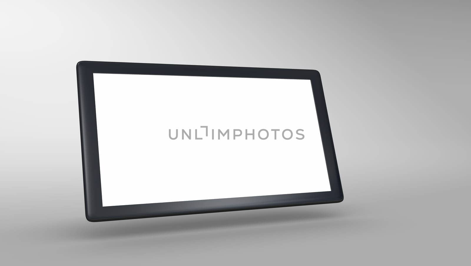 3D Tablet in Black - Display Free