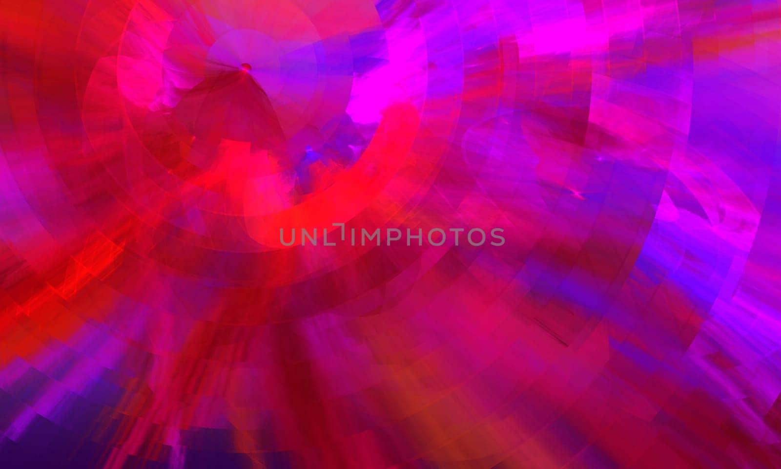 Digital Fluctuation Red Blue