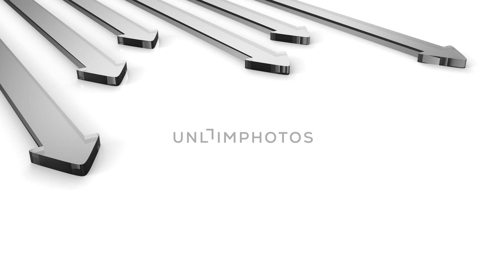 Silver Arrows in front of a white background 6