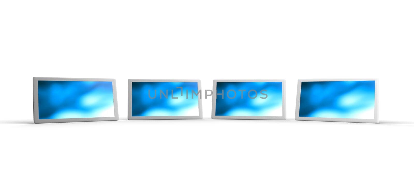 3D Tablet PC White in Row 3