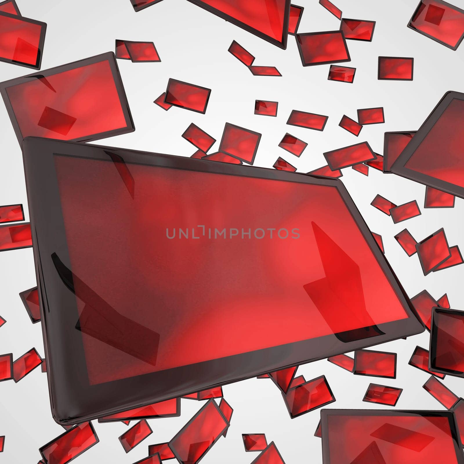 Tablet PC Swarm - Black Red