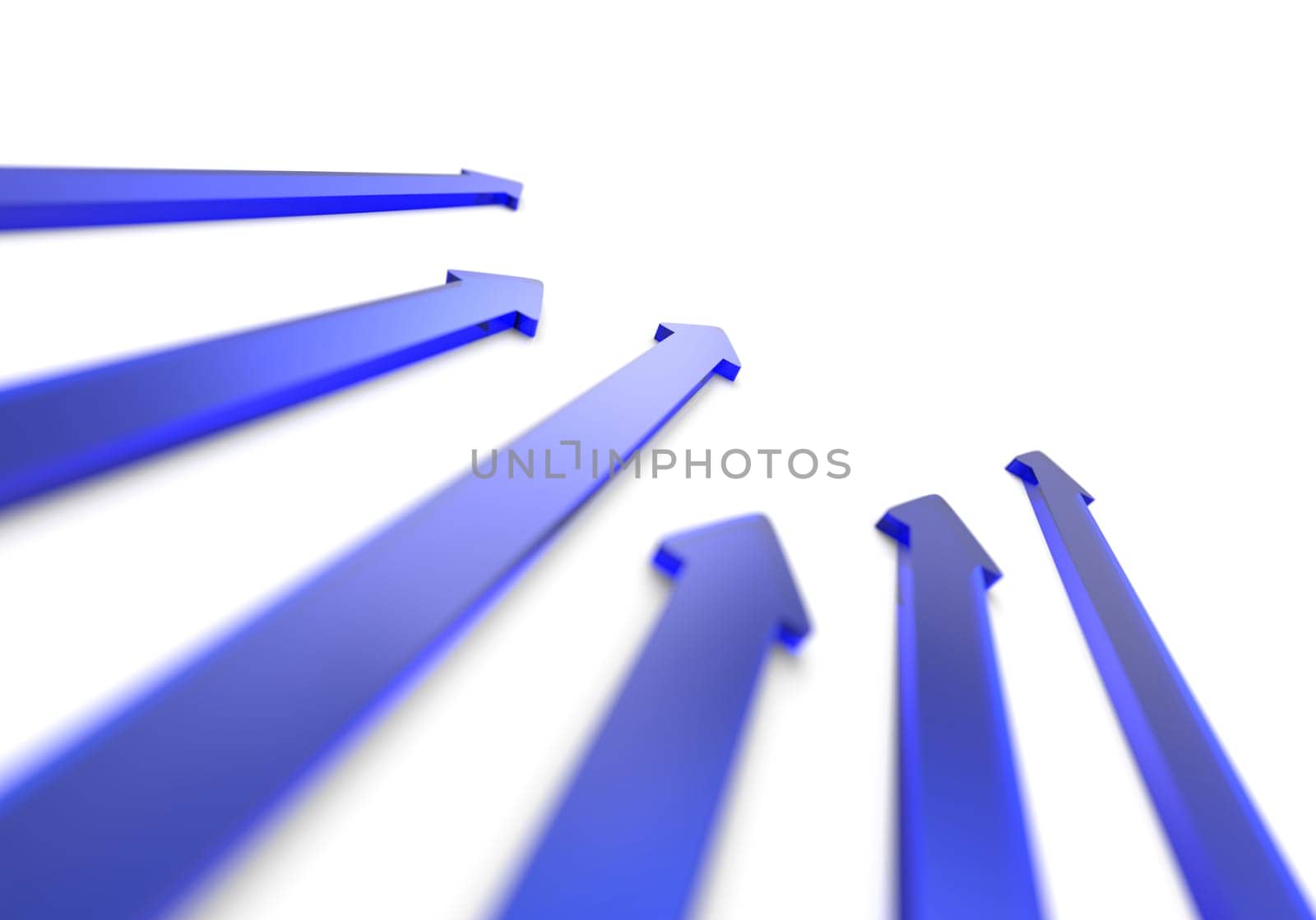 Blue 3D Arrows Glass Insulated